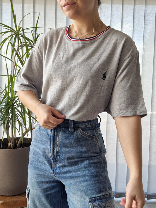 Tee-shirt simple gris Ralph Lauren - XL/42