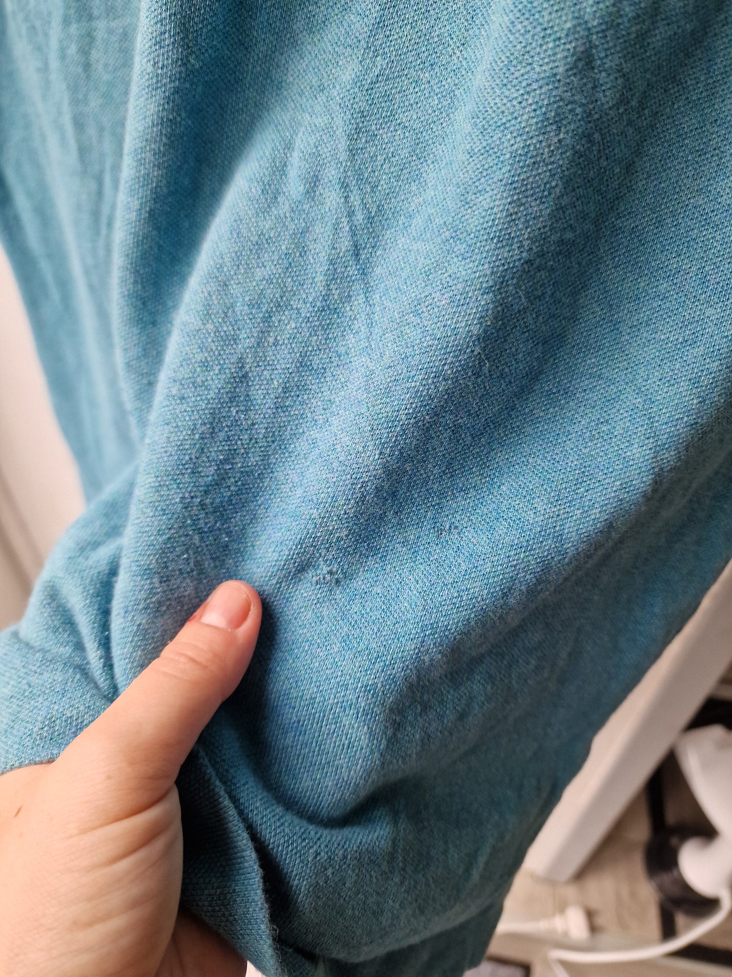 Polo en coton bleu - XL/42