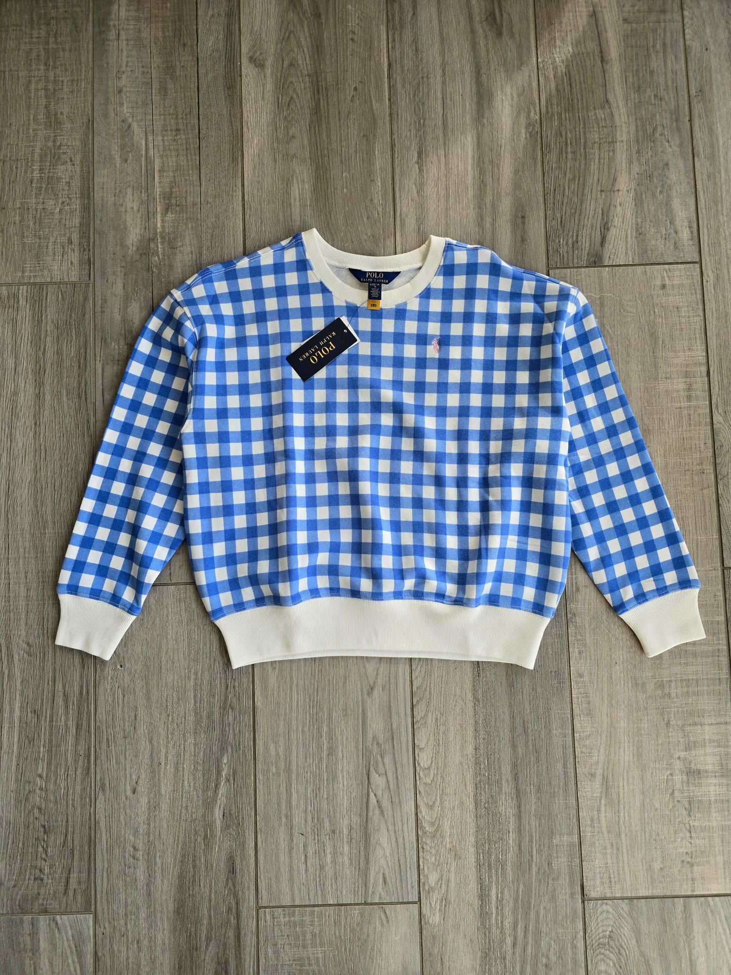 🏷 NEUF : Sweat à carreaux court - XS/34