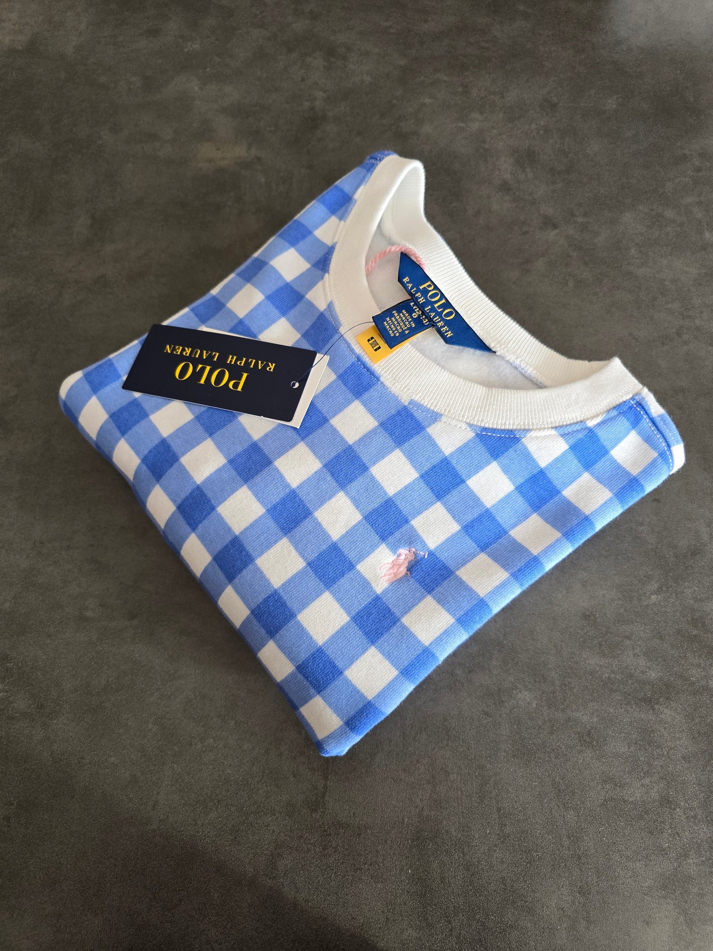 🏷 NEUF : Sweat à carreaux court - XS/34