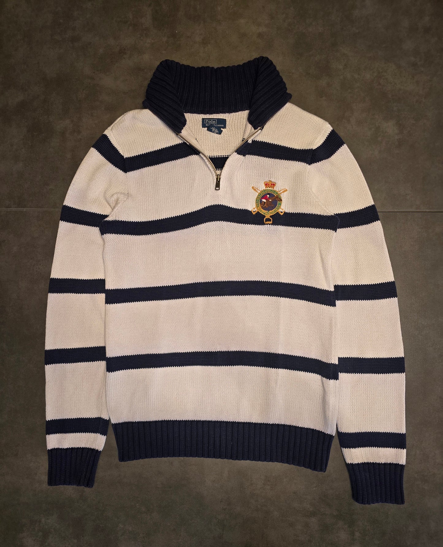 Pull camionneur en maille à rayures - L/40
