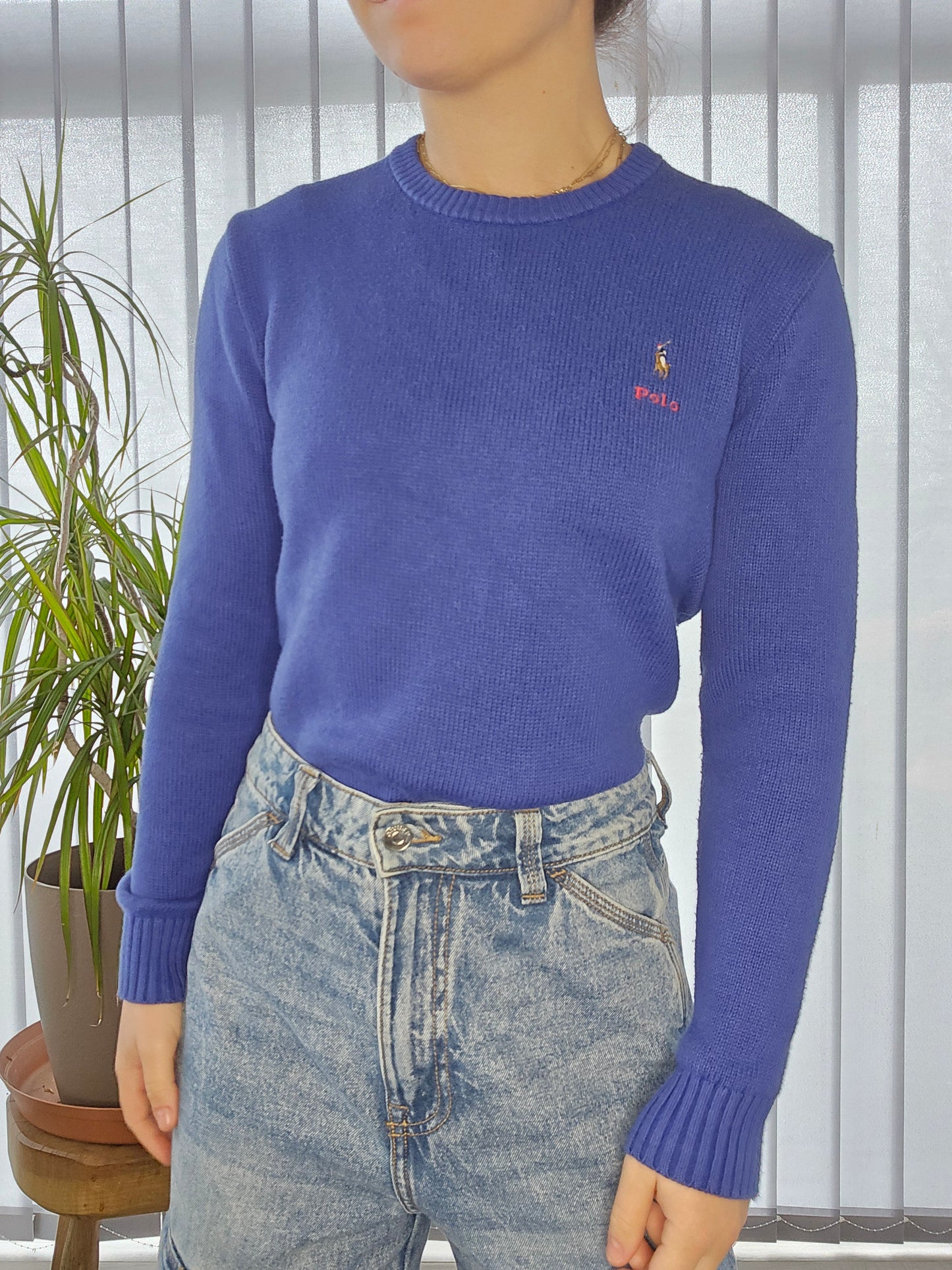 Pull bleu récente collection - XS/34