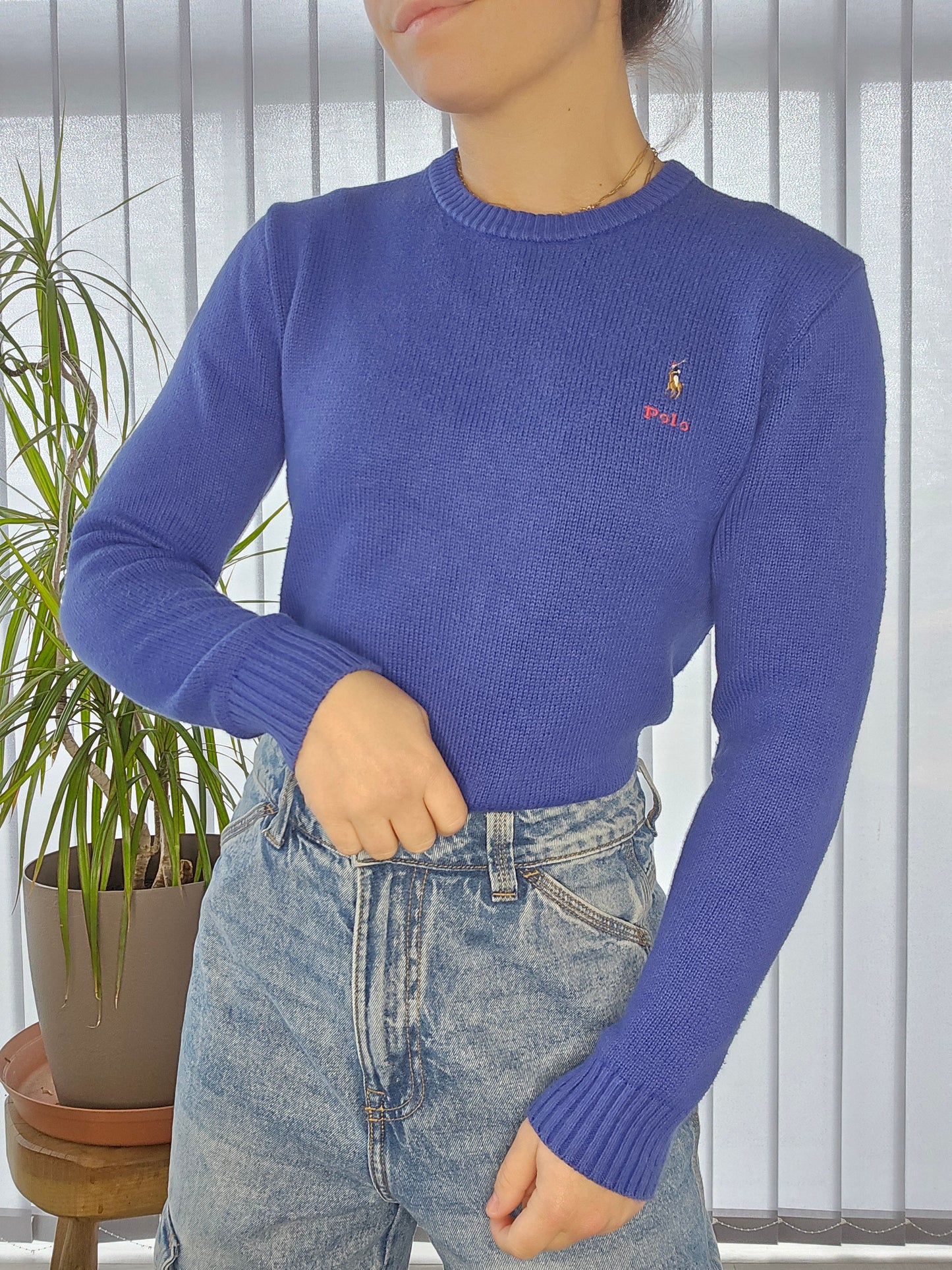 Pull bleu récente collection - XS/34
