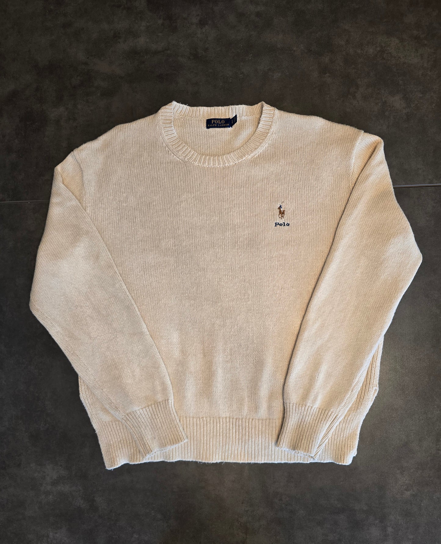 Pull en maille crème collection récente - L/40