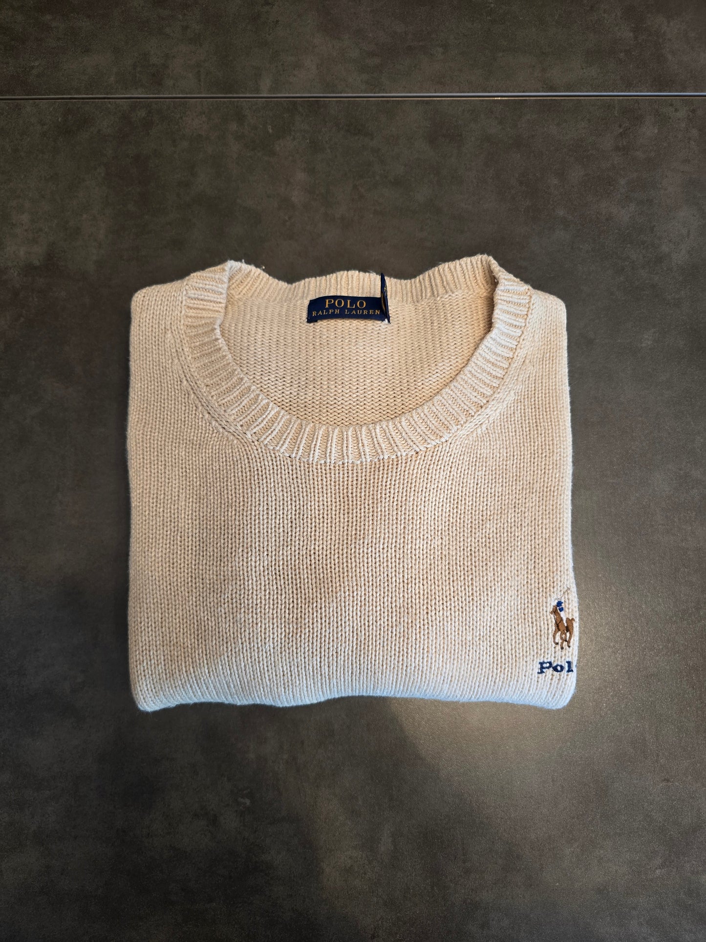 Pull en maille crème collection récente - L/40