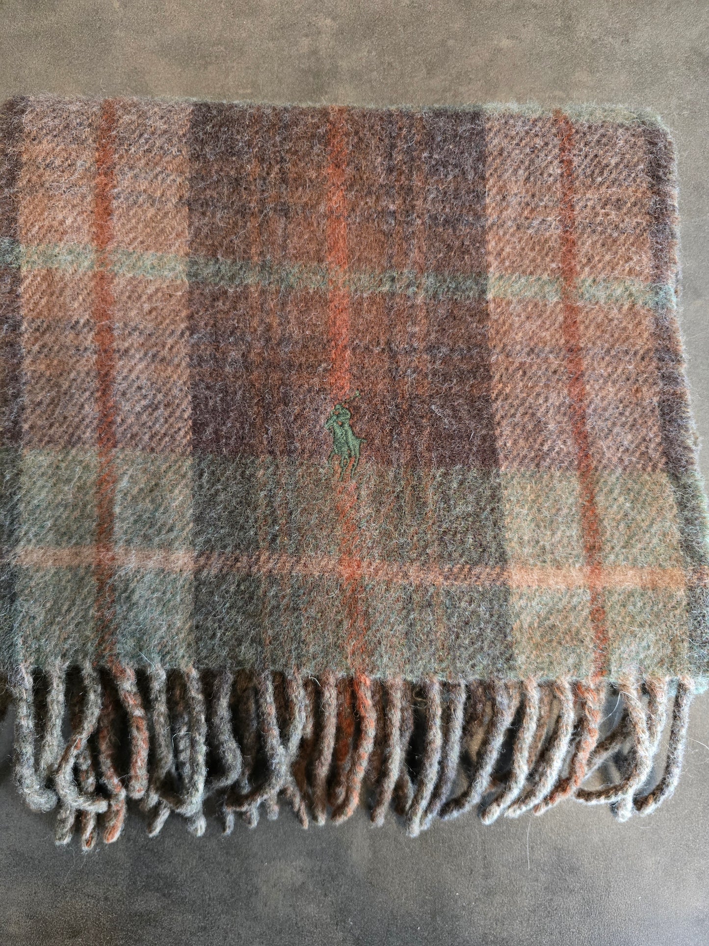 Écharpe écossaise à frange - TU