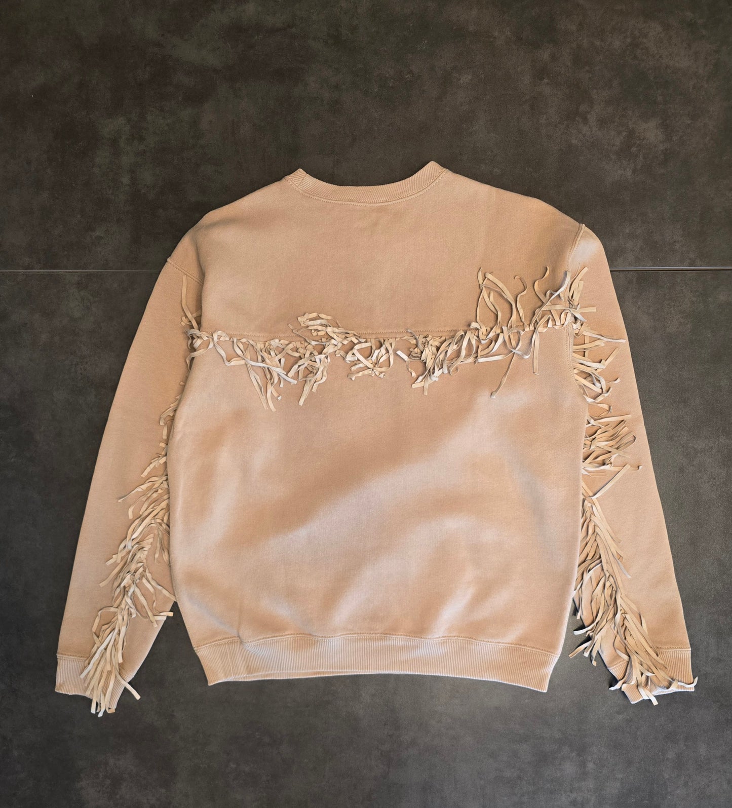 Sweat camel à frange - XS/S