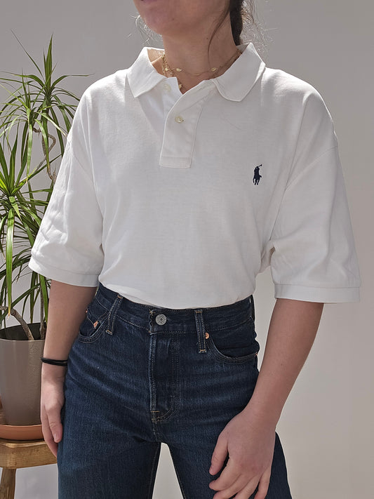 Polo blanc classique - XL/42