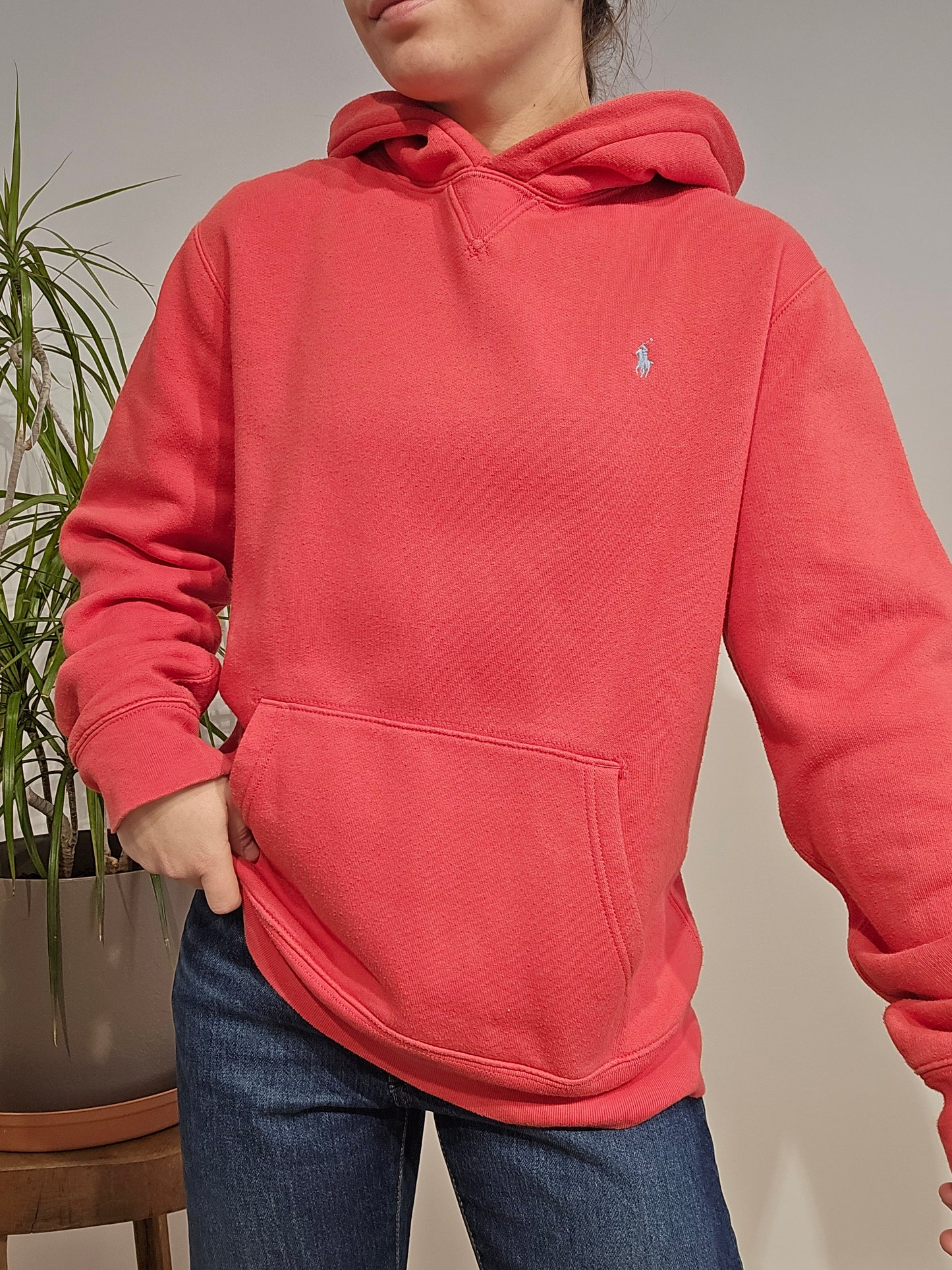 Sweat à capuche rouge - M/38