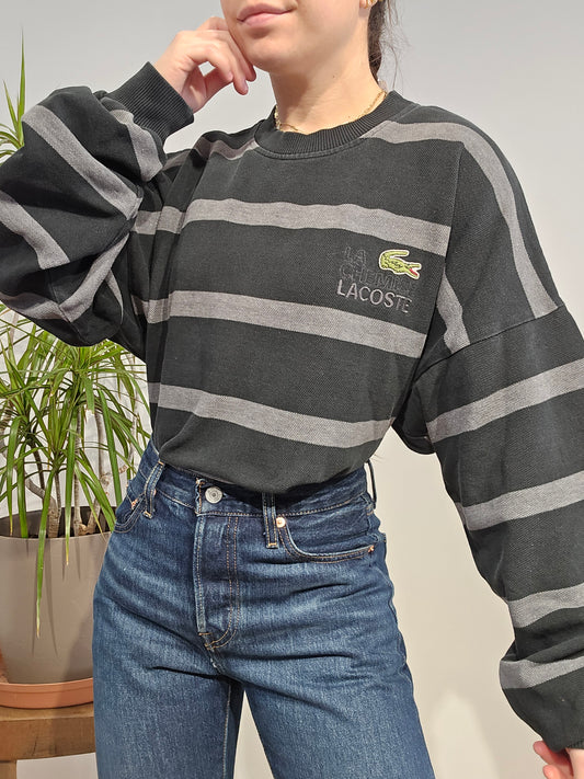 Sweat à rayures collection "La chemise Lacoste" - L femme / M homme