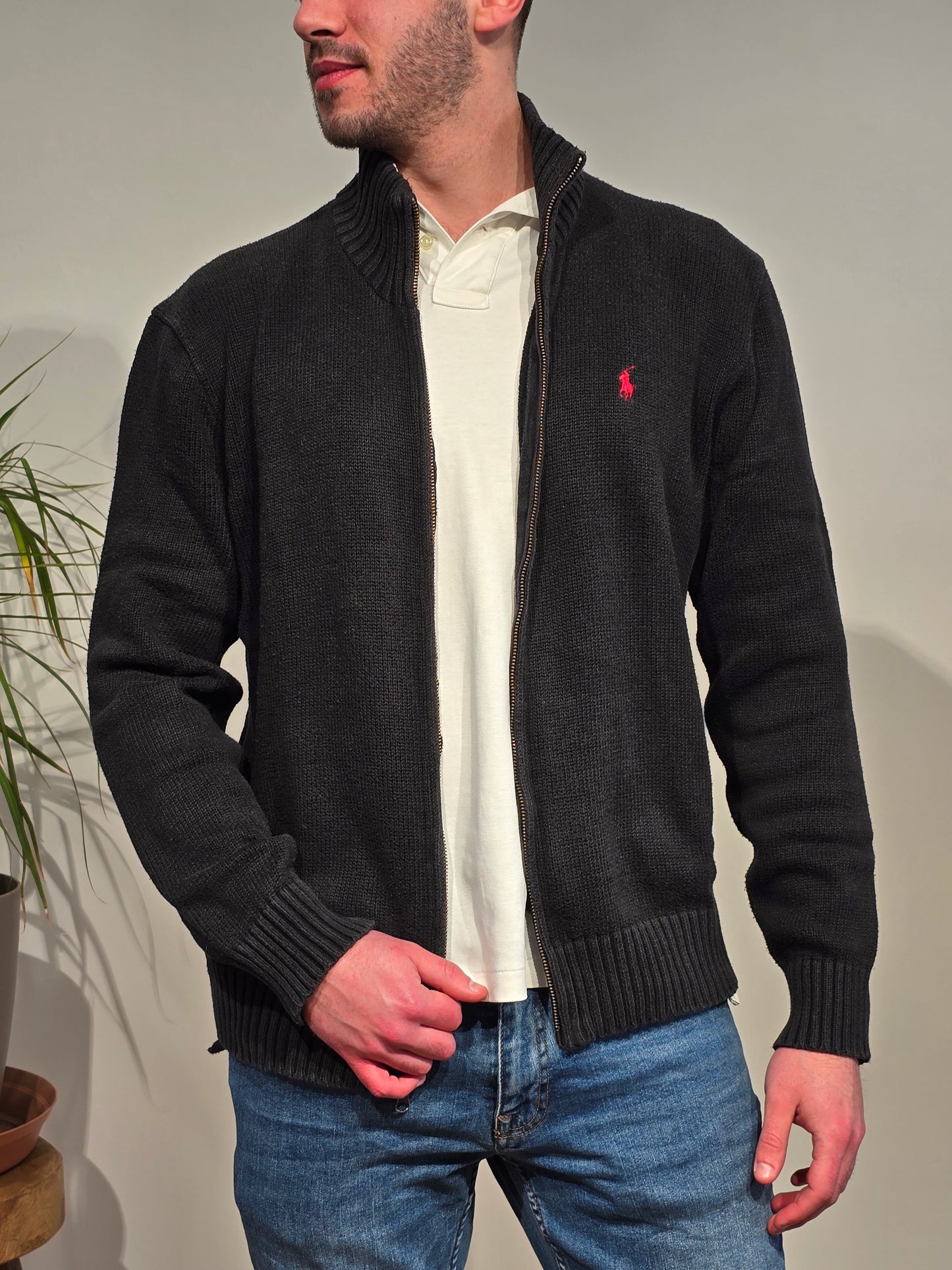 Veste en maille noire - M/38