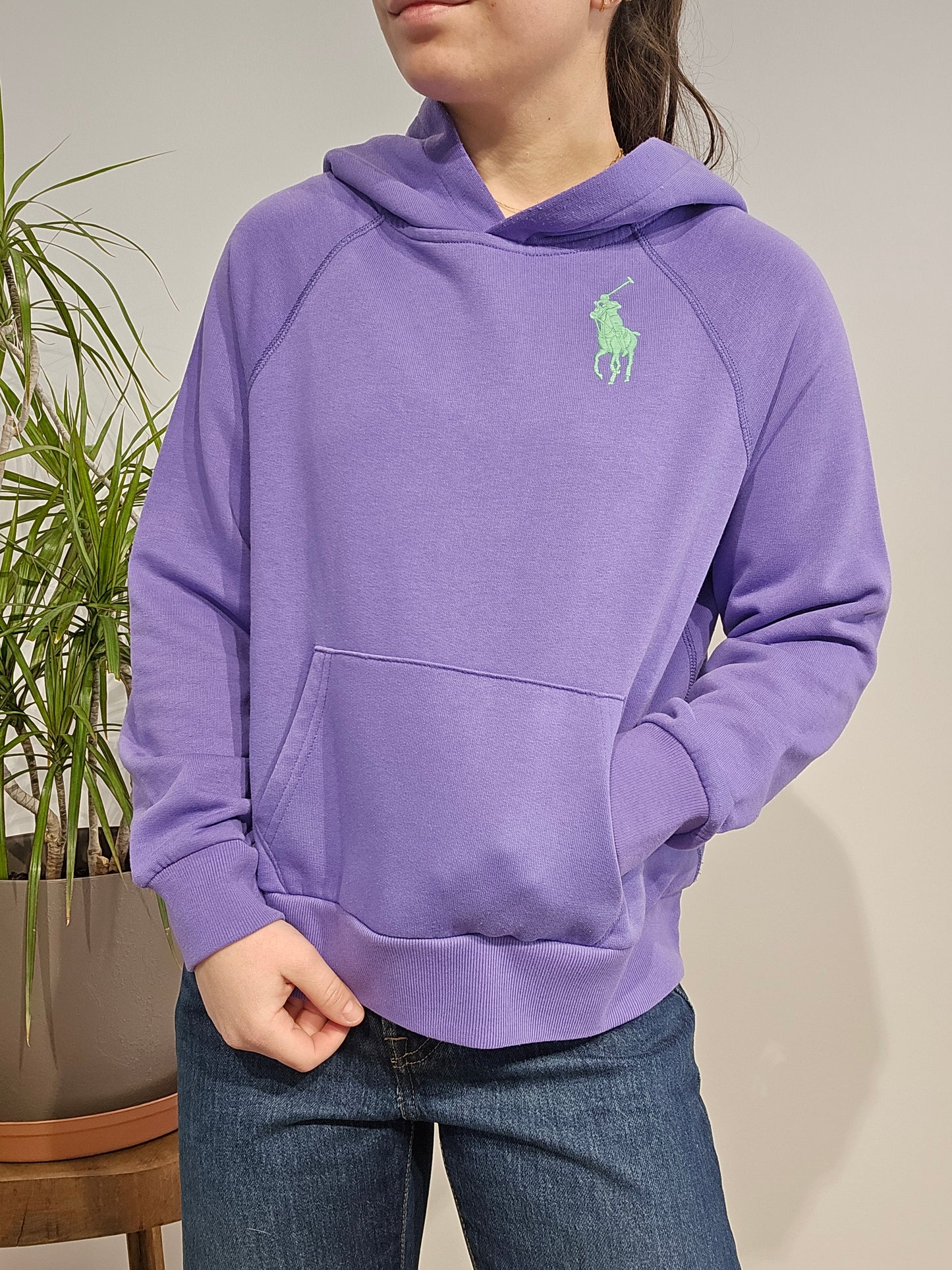 Sweat à capuche violet - XS/34