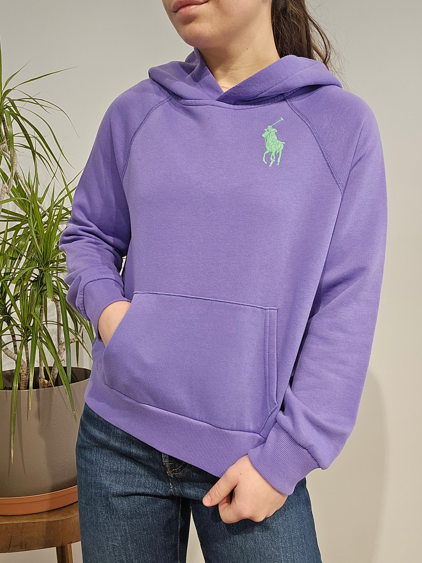 Sweat à capuche violet - XS/34