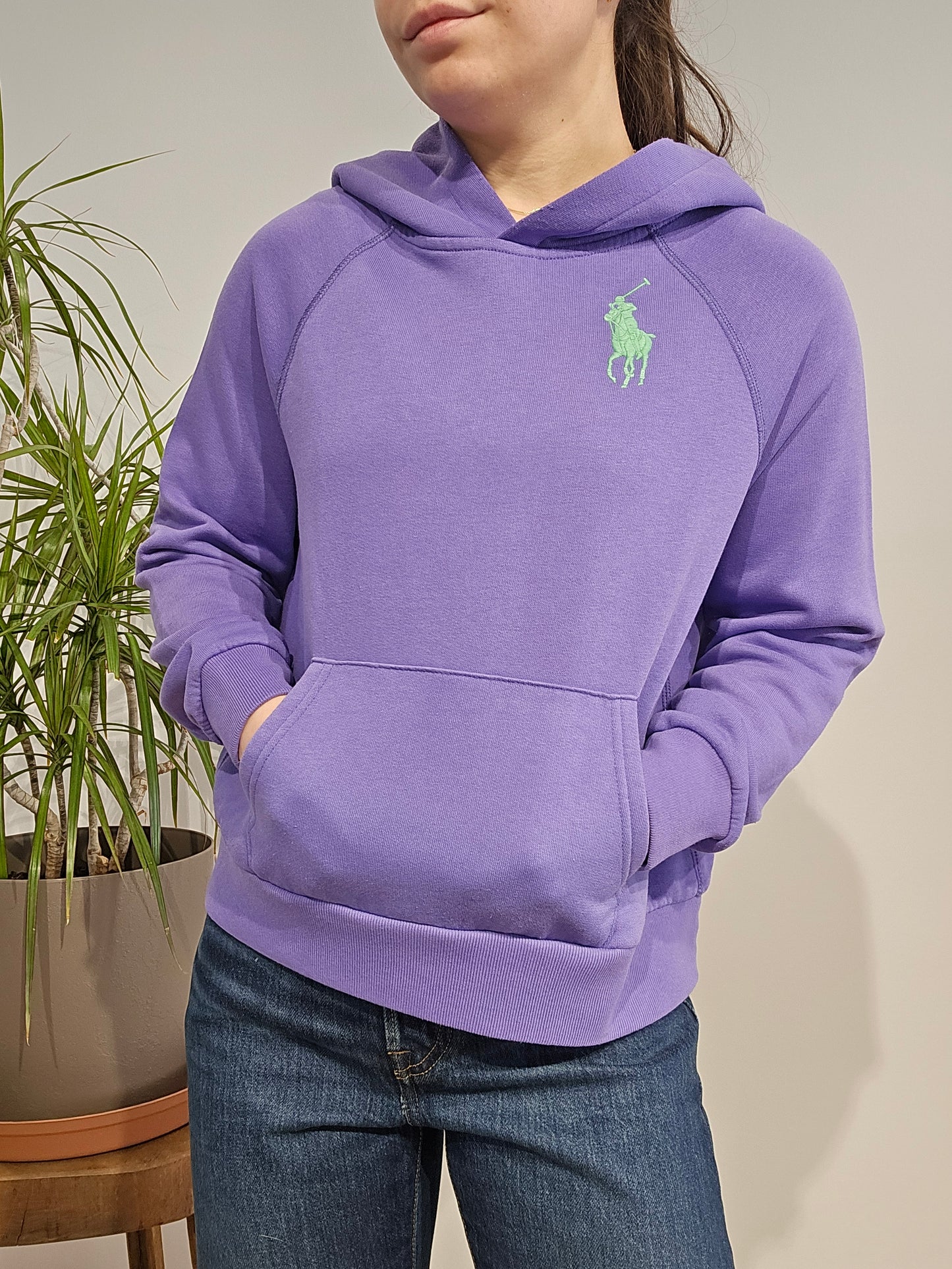 Sweat à capuche violet - XS/34