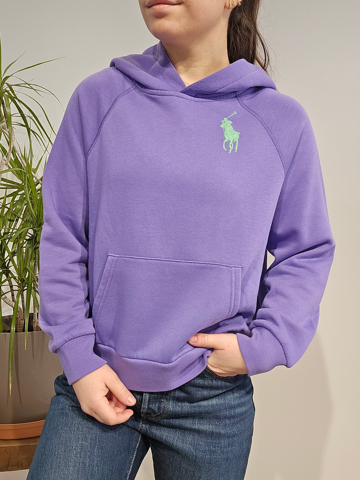 Sweat à capuche violet - XS/34