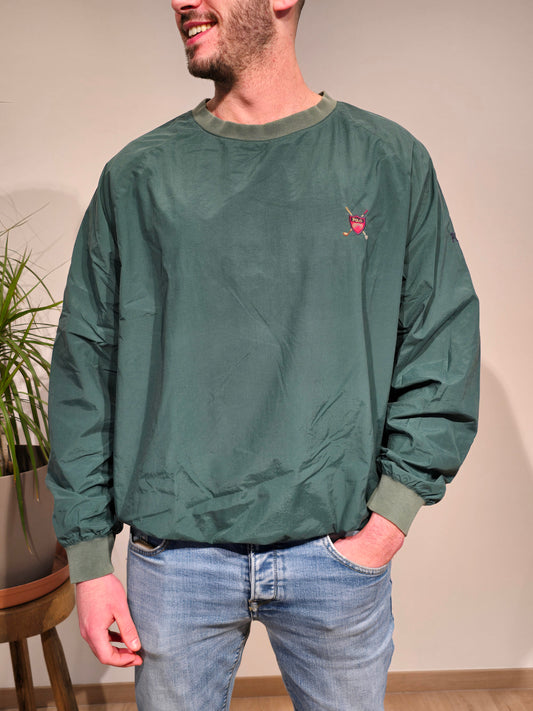 Sweat vert collection golf des années 90'- M