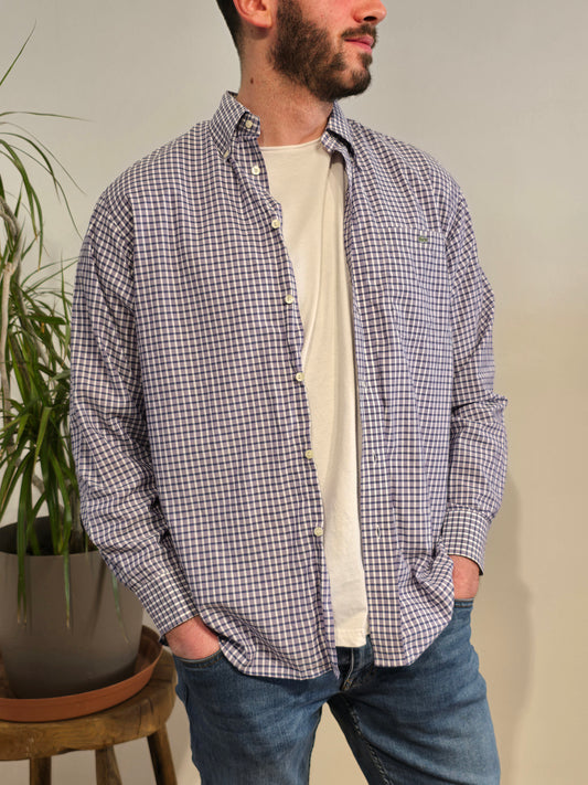 Chemise à carreaux violet - XL