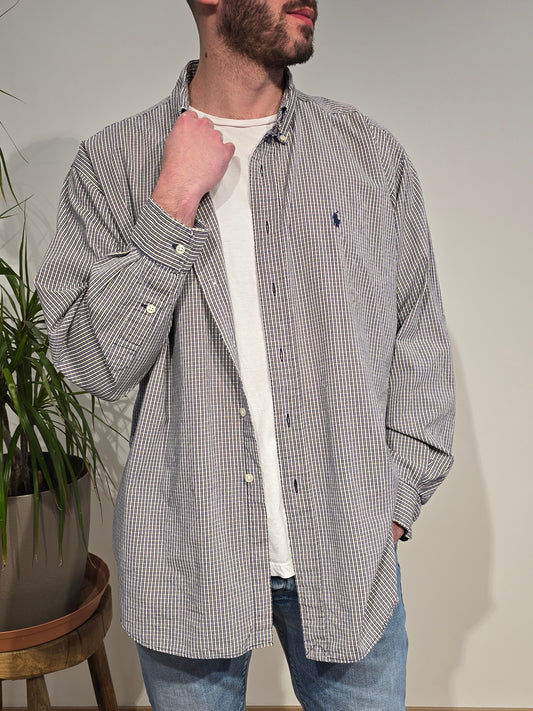 Chemise à petits carreaux - XL