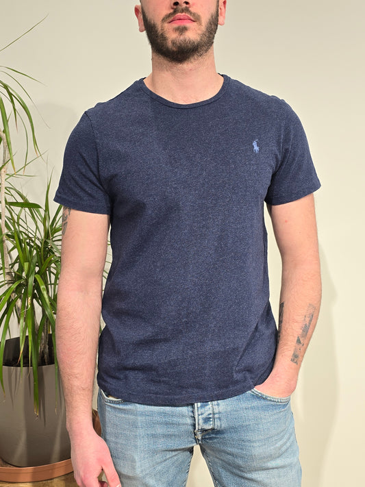 Tee-shirt en coton bleu marine -S/M