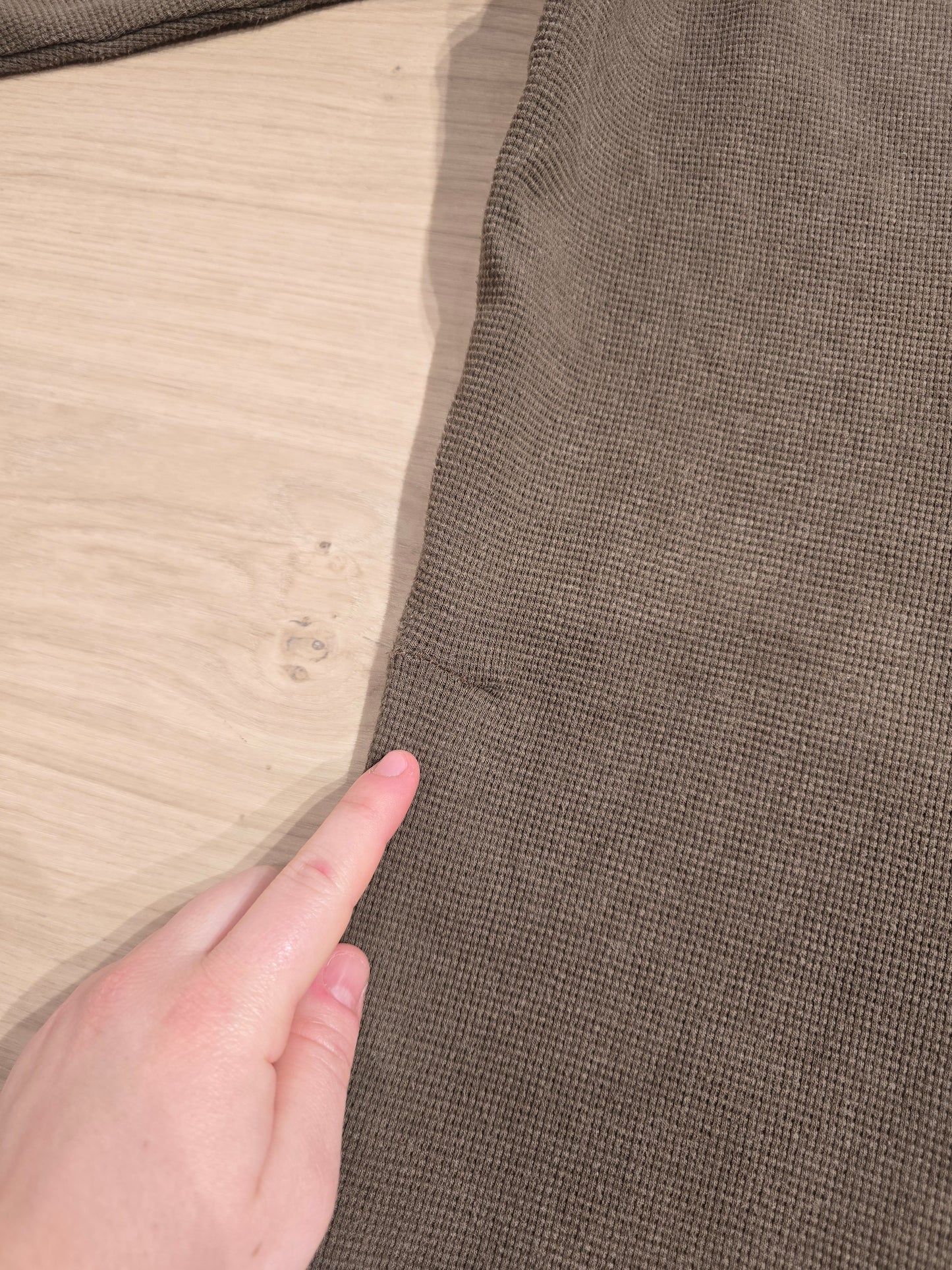 Pull en maille piquée marron - M/L