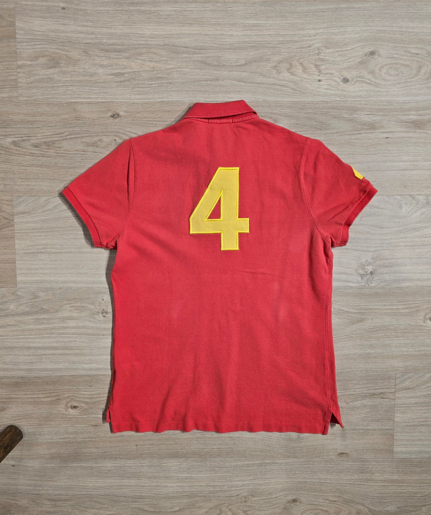 Polo en coton orange - M