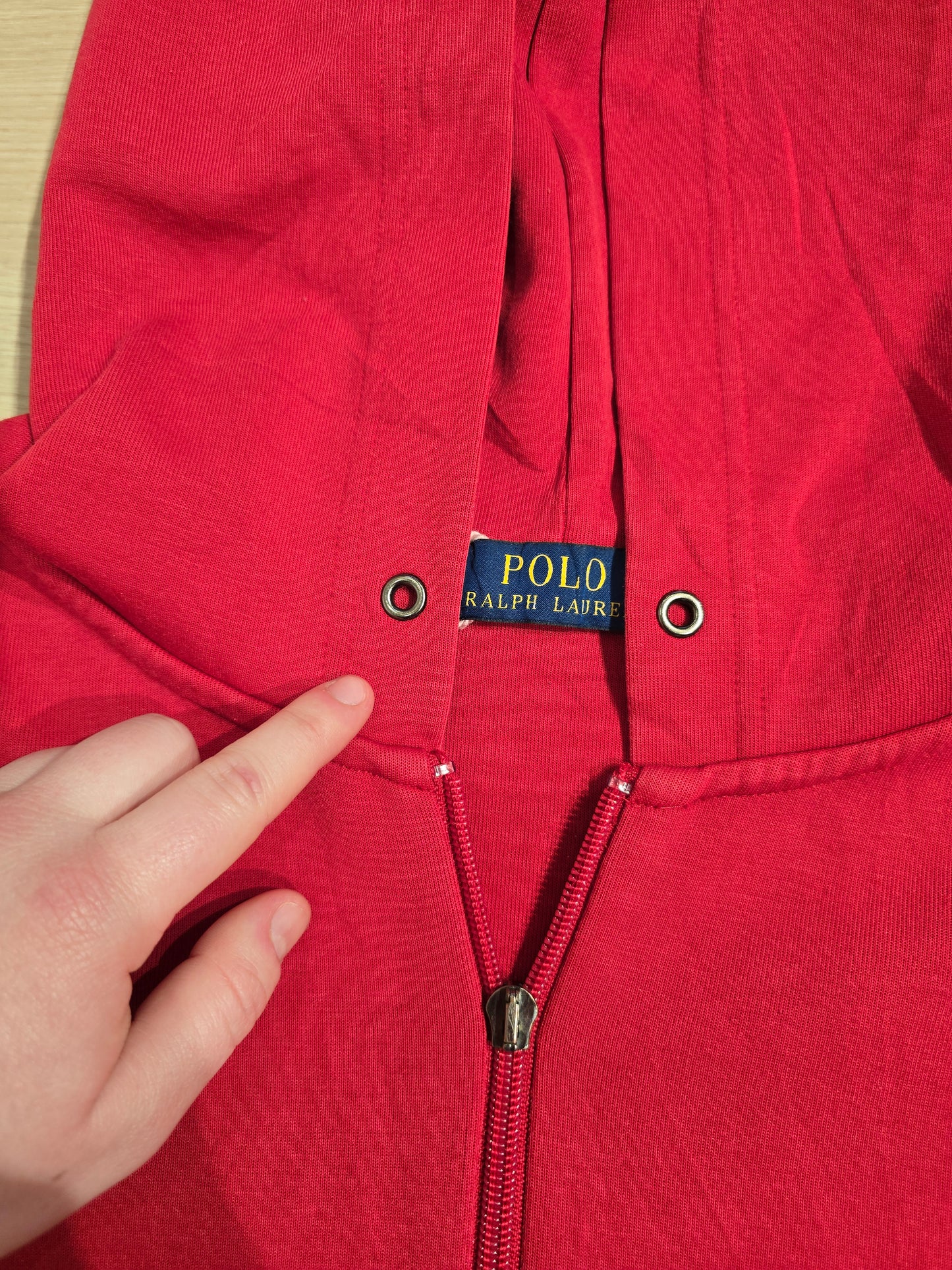 Sweat à capuche rouge - 3XL