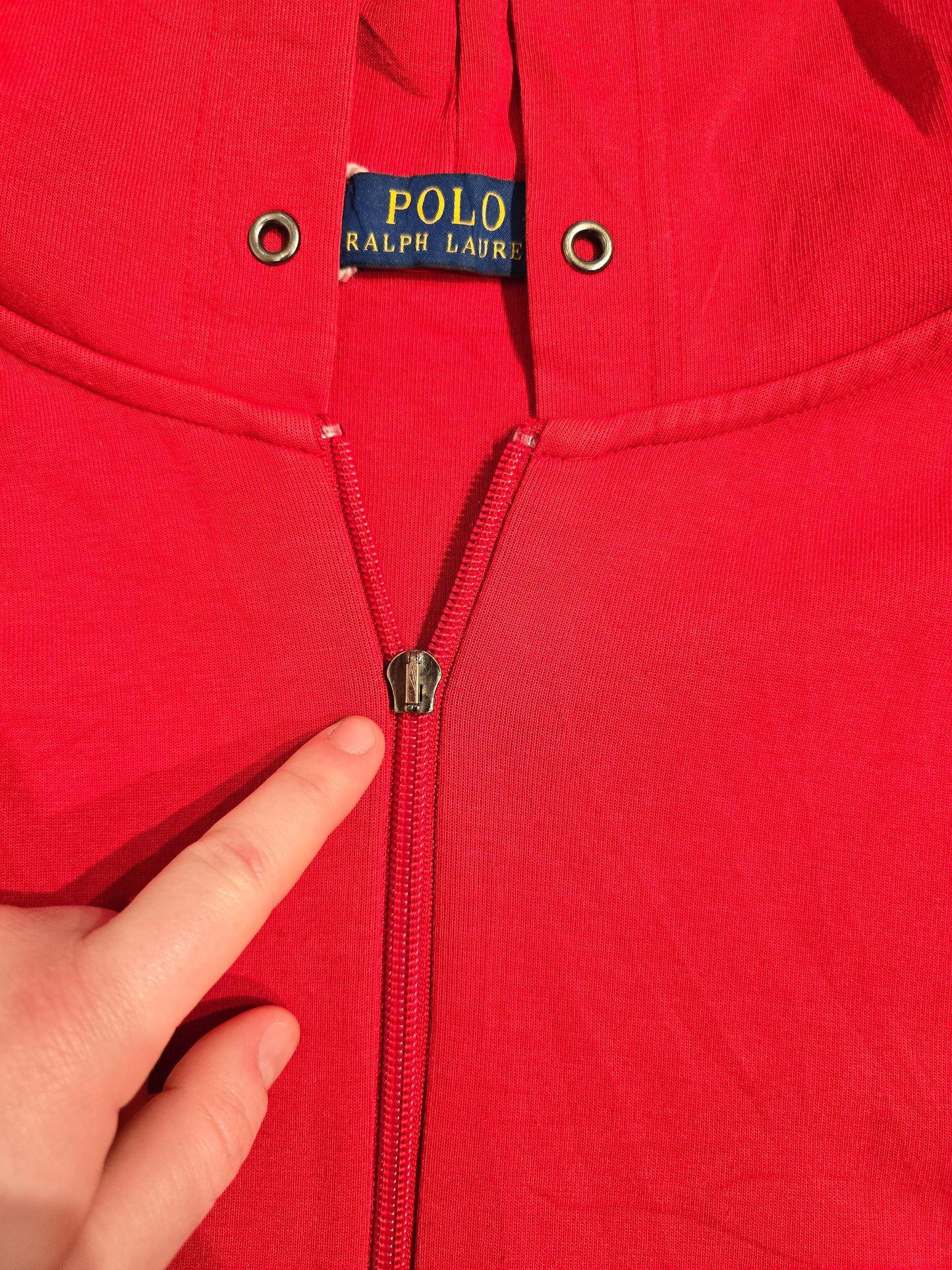 Sweat à capuche rouge - 3XL