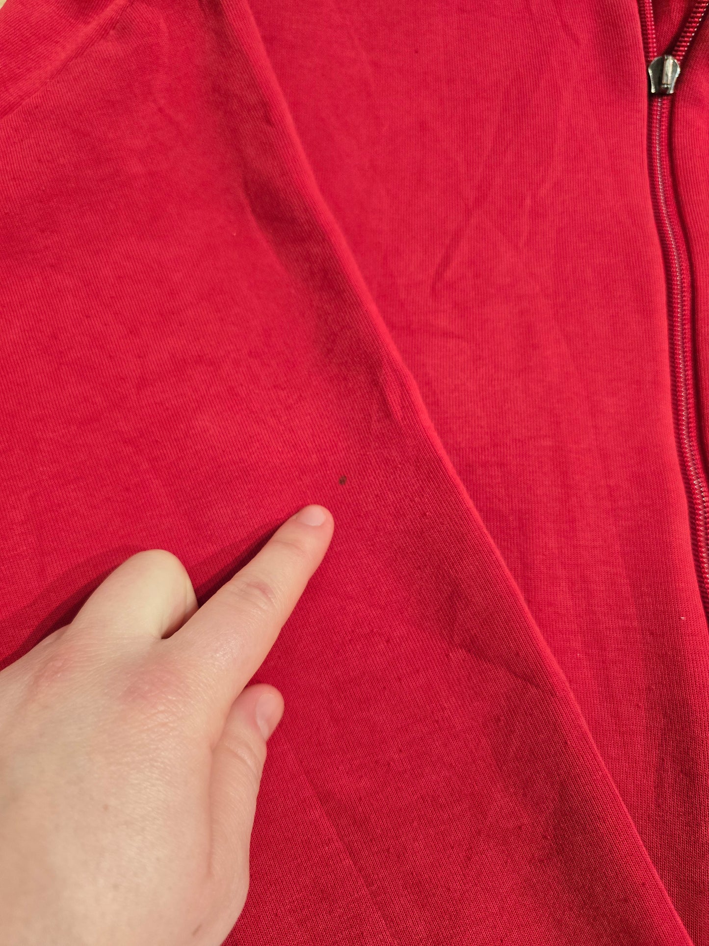 Sweat à capuche rouge - 3XL