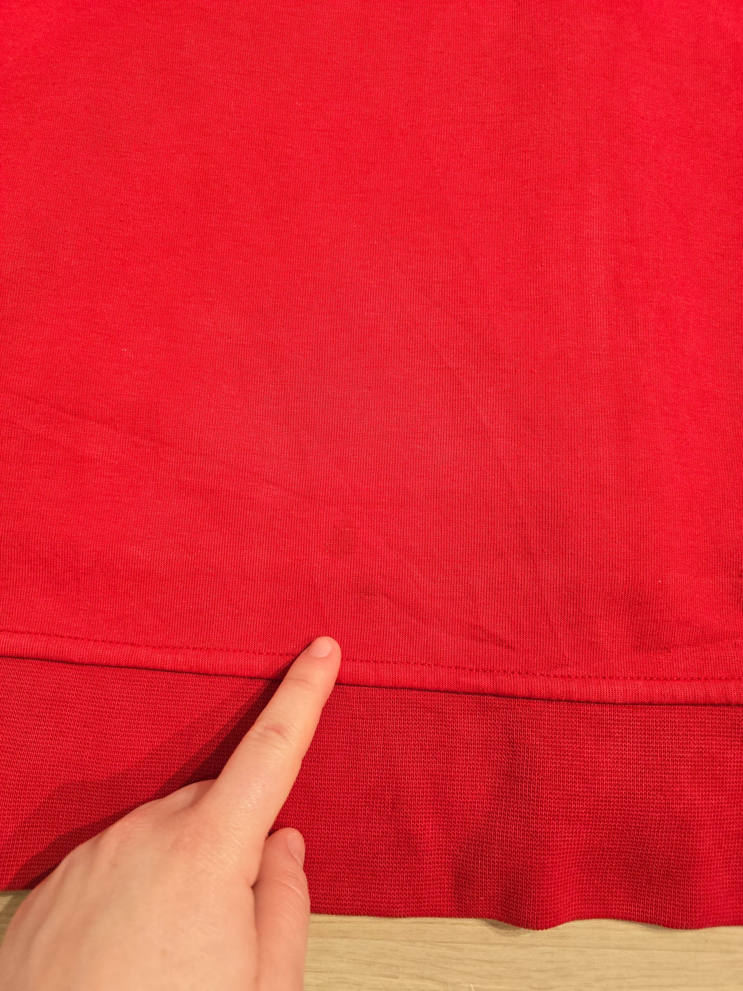 Sweat à capuche rouge - 3XL
