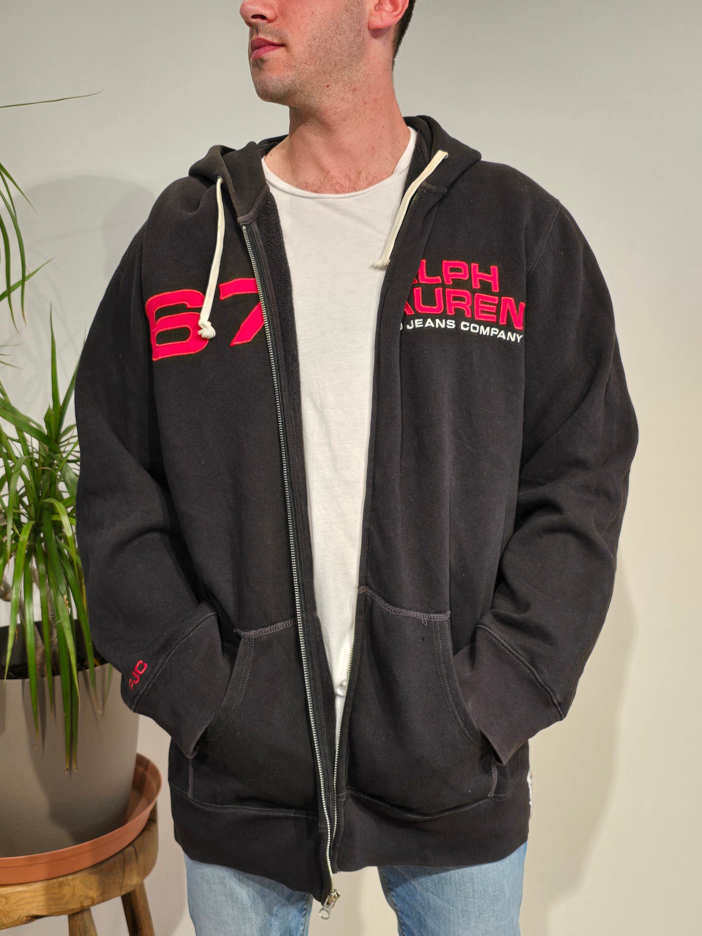 Veste à capuche noir - 3XL