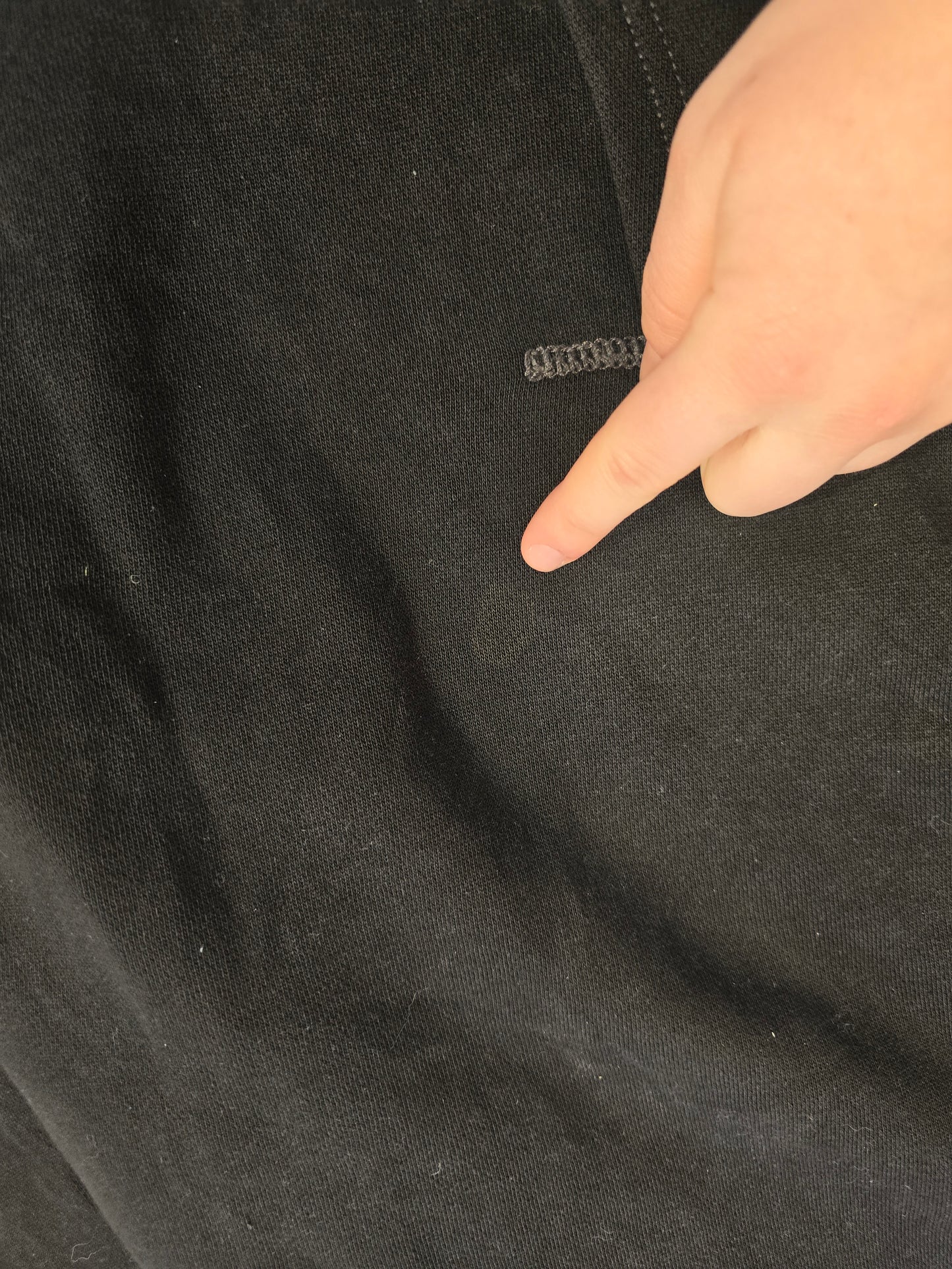 Veste à capuche noir - 3XL