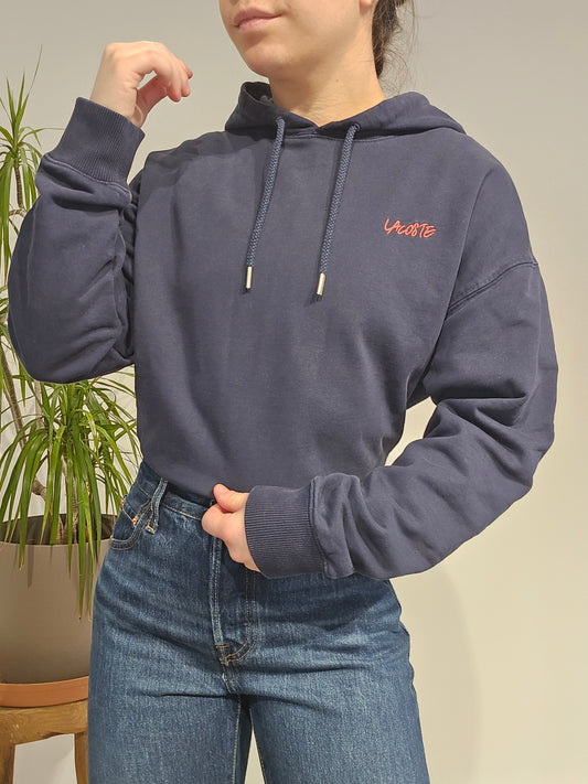 Sweat à capuche marine collection Live ! - XS