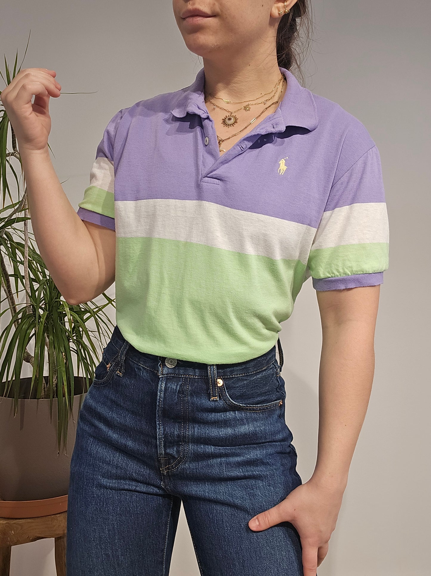Polo en coton coloré - L/XL