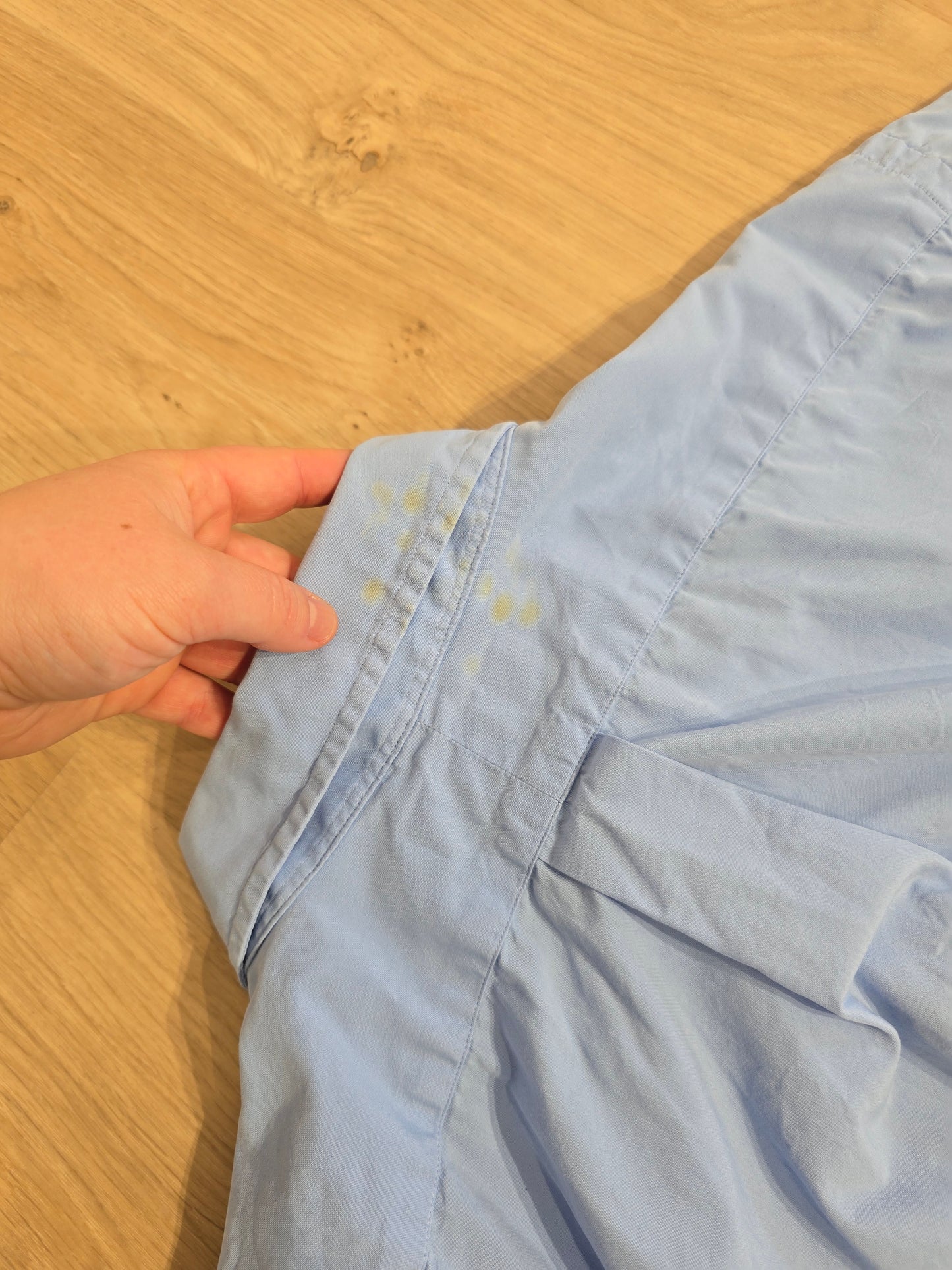 Chemise coupe classic fit en coton bleu ciel - L