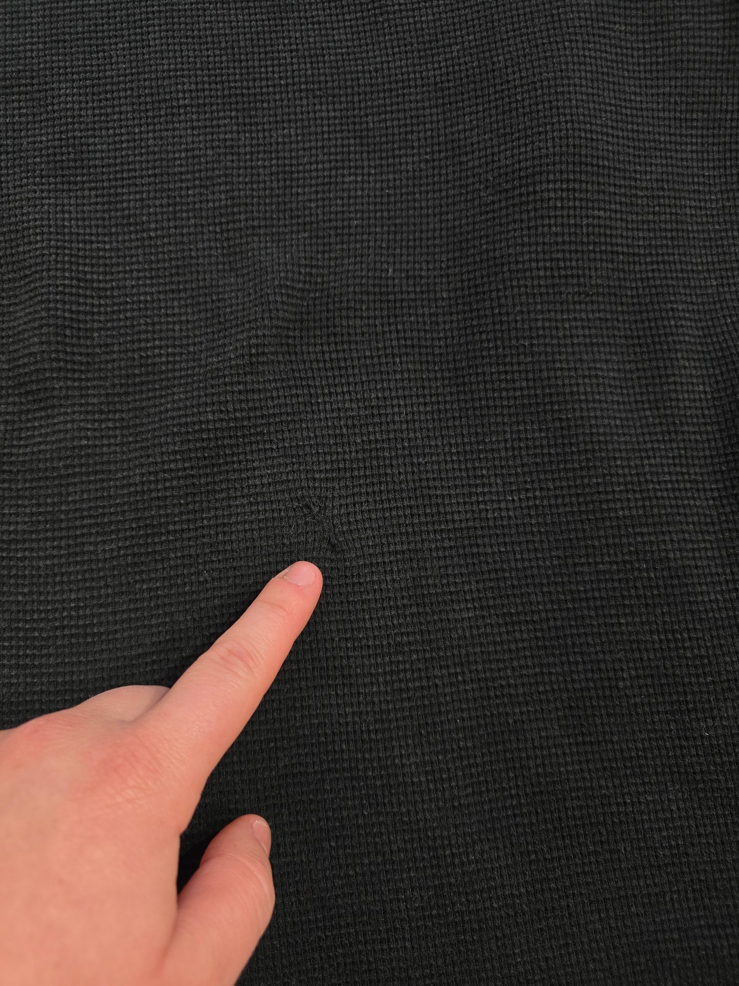 Pull léger en coton noir - XL