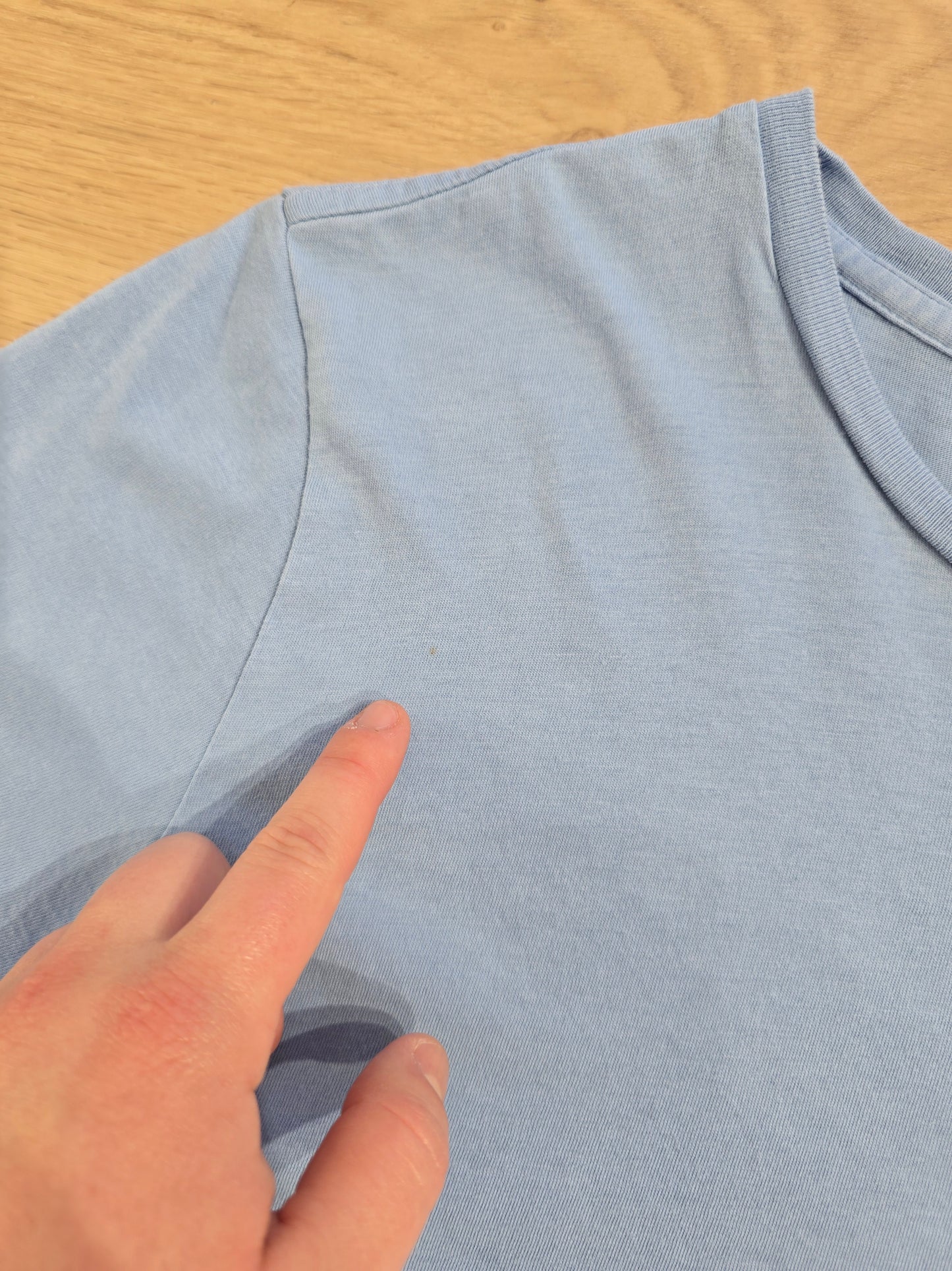 Tee-shirt en coton bleu - L/XL