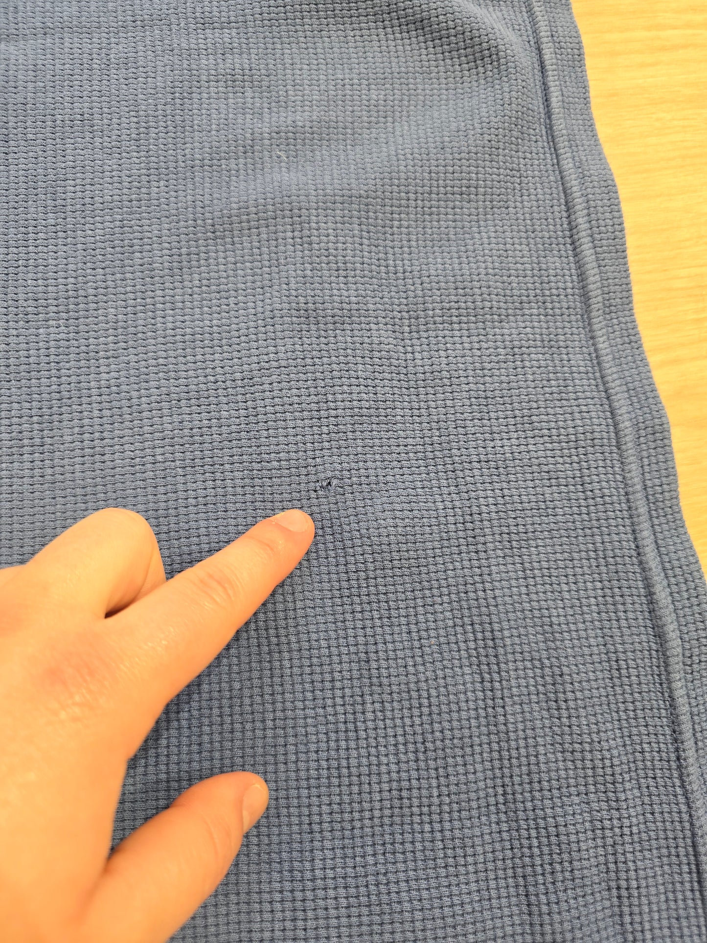 Pull léger en coton bleu - L