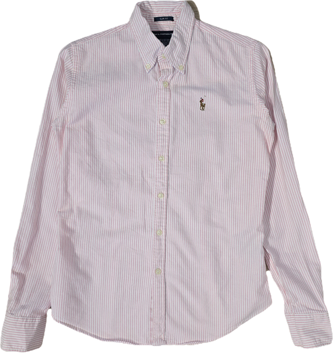 Chemise Ralph Lauren à rayures roses - XS