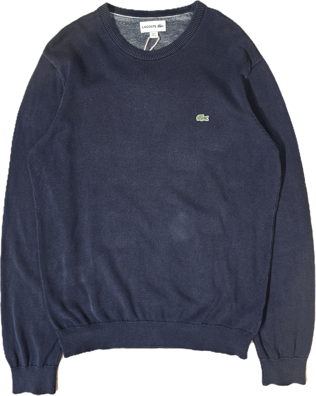 Pull bleu foncé en coton - S