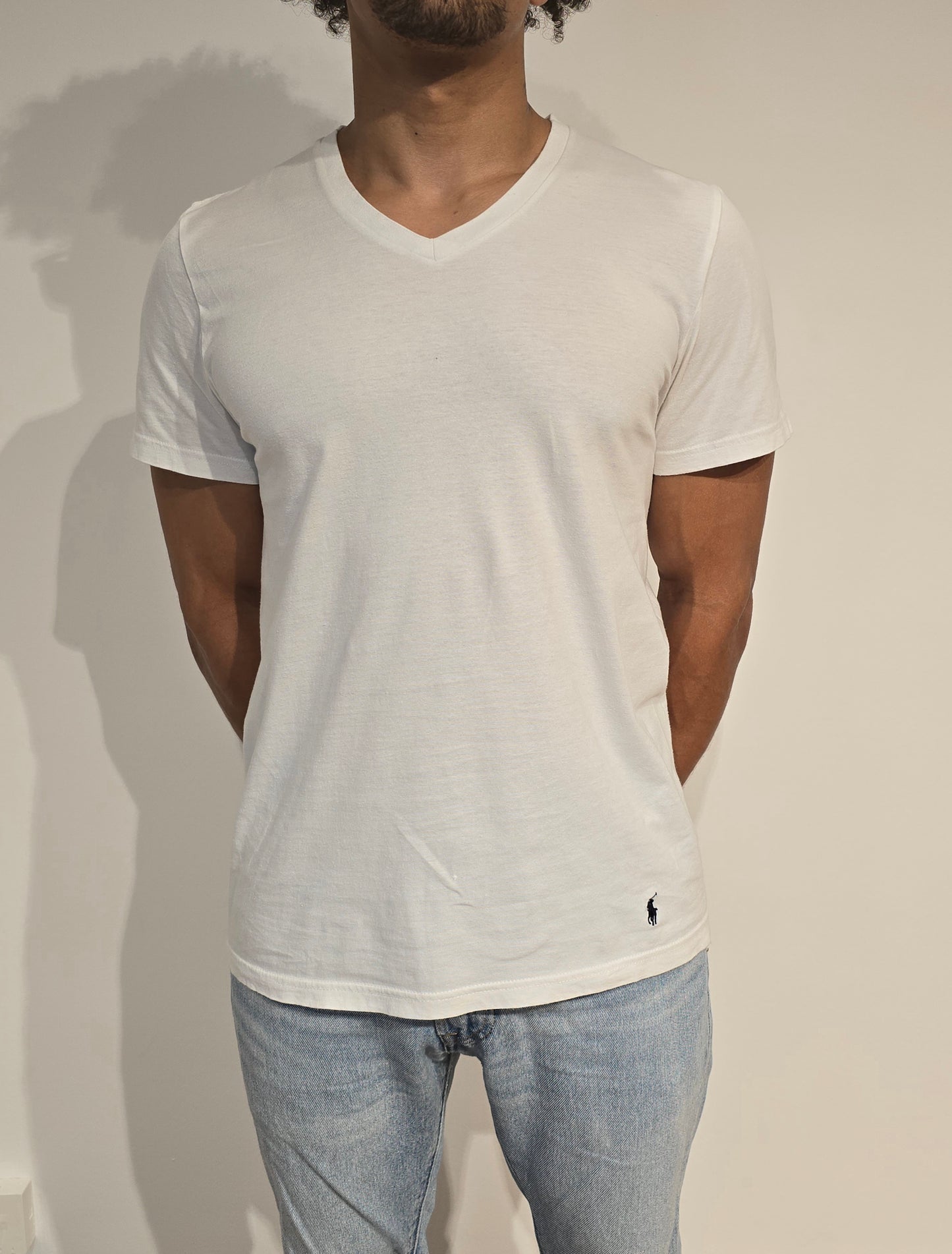 Tee-shirt blanc en coton - S