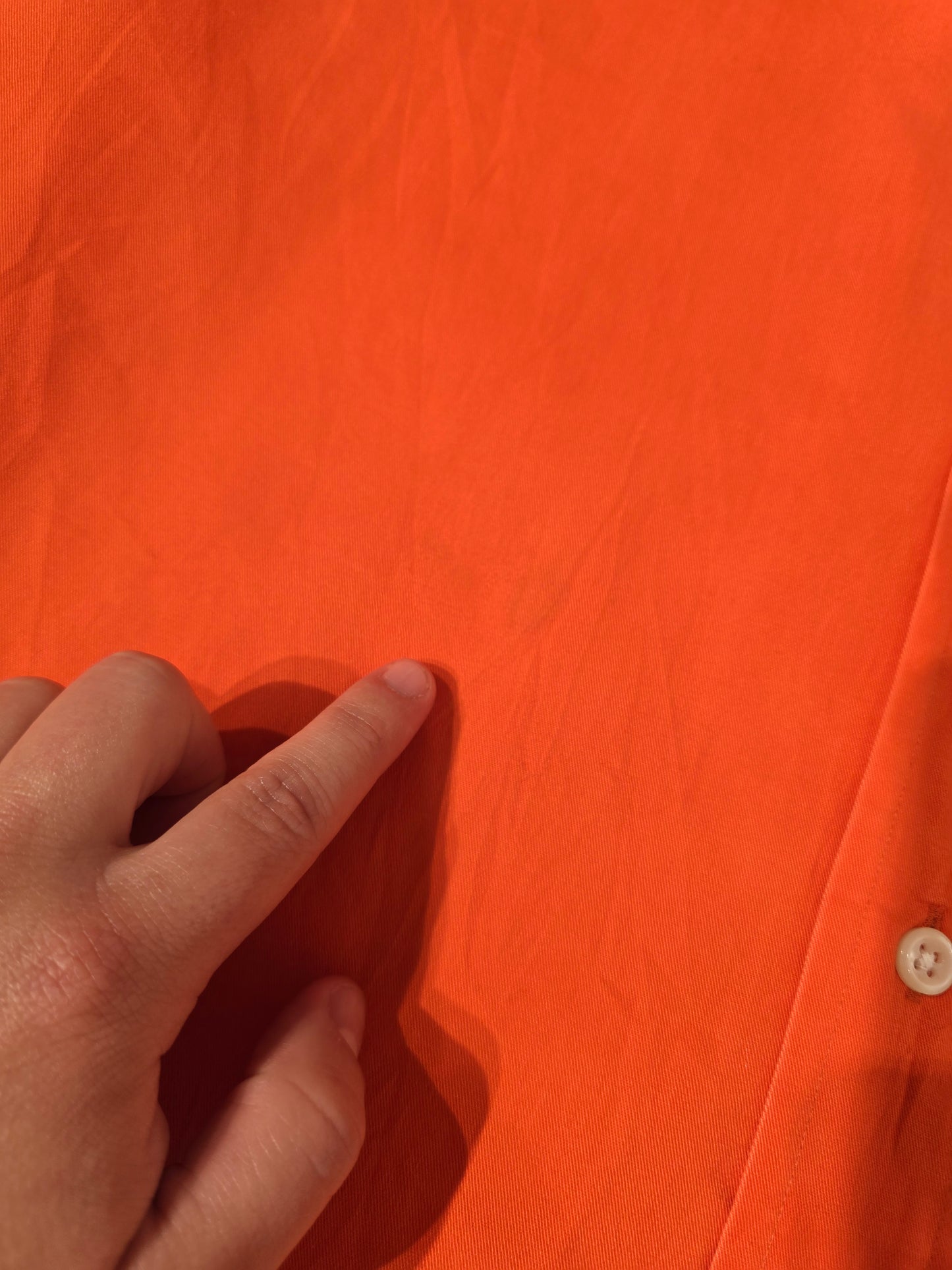 Chemise Blake en coton orange - XL