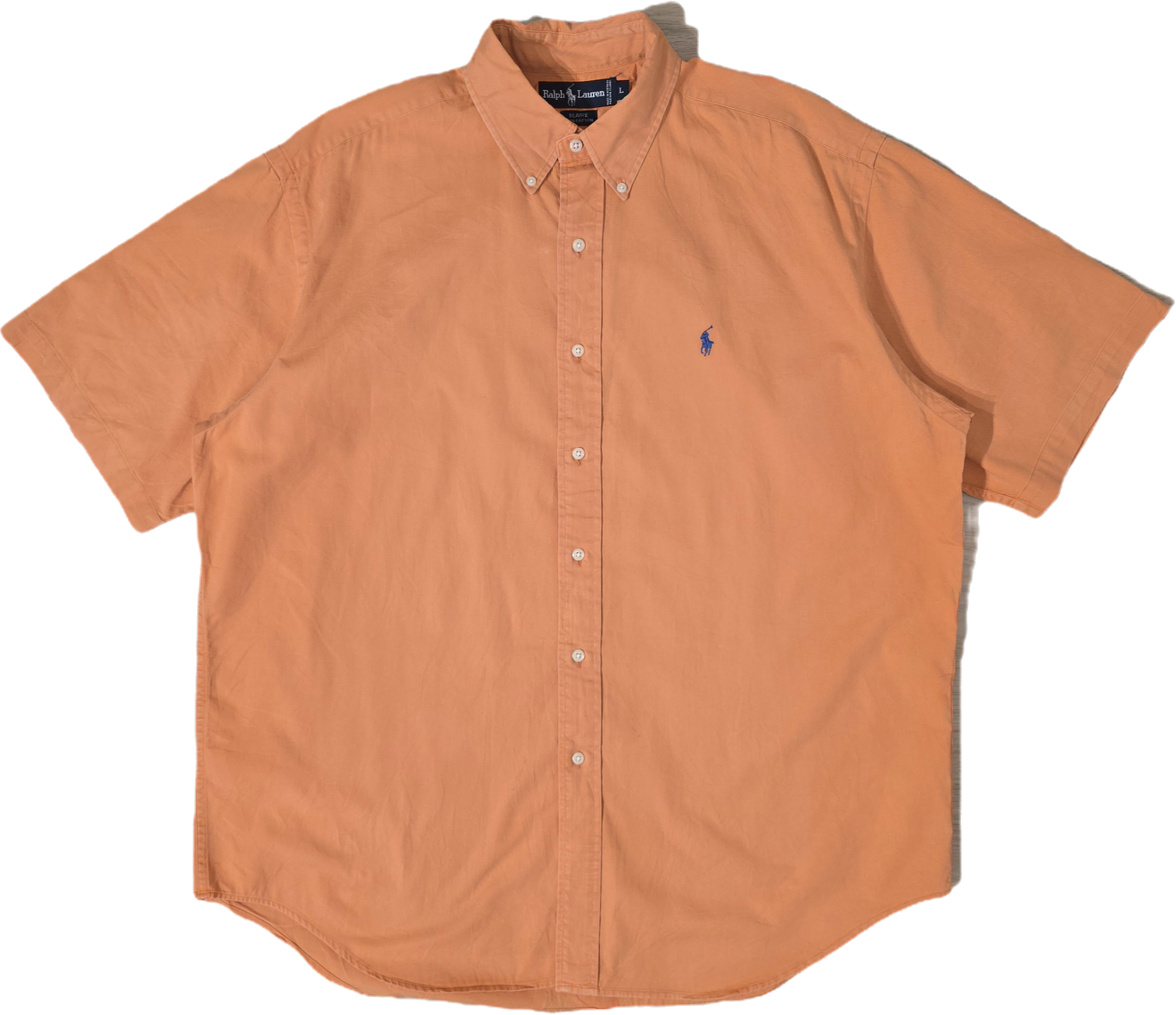 Chemise Blake en coton orange - L