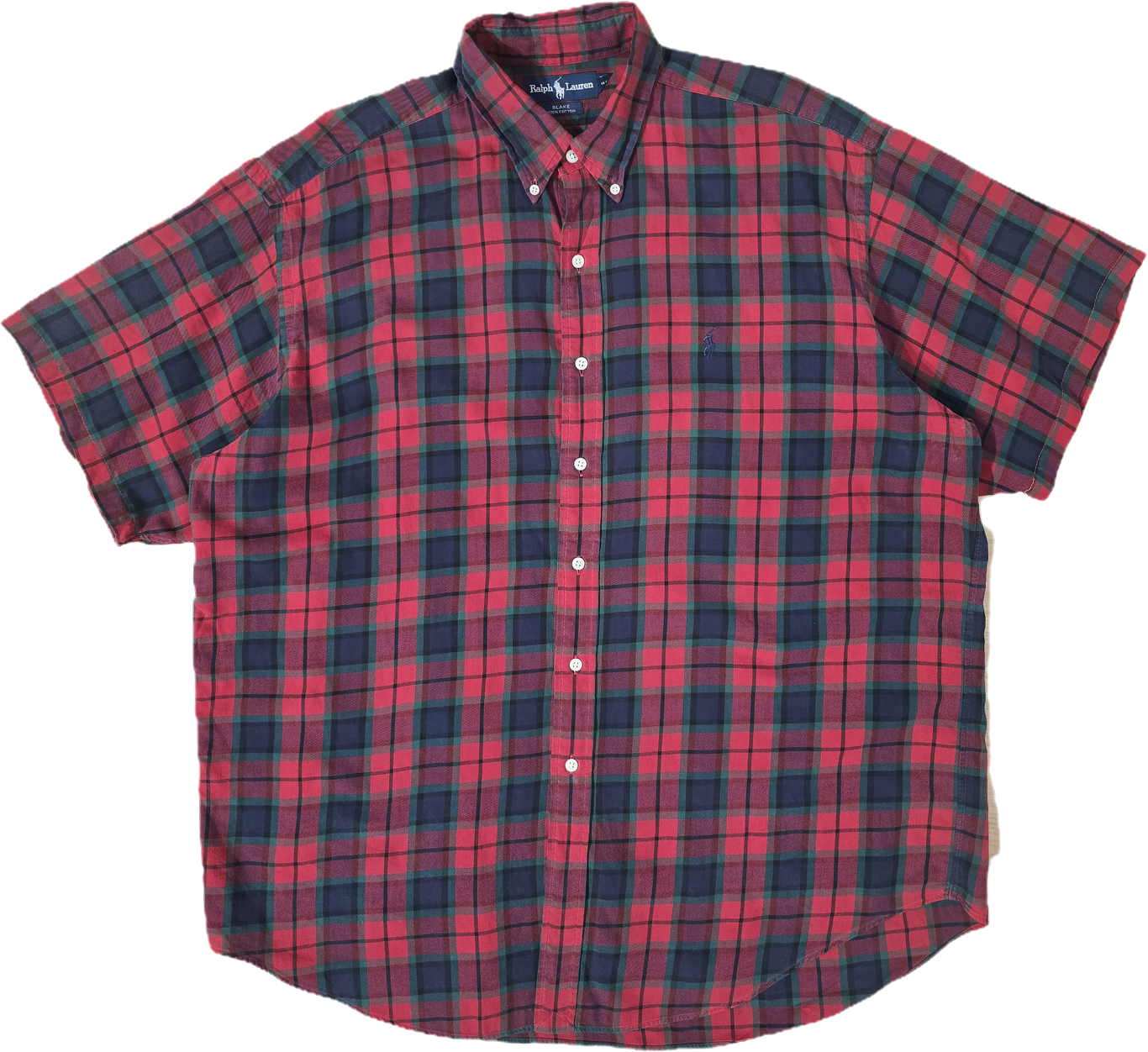 Chemise Blake à carreaux rouge - XL