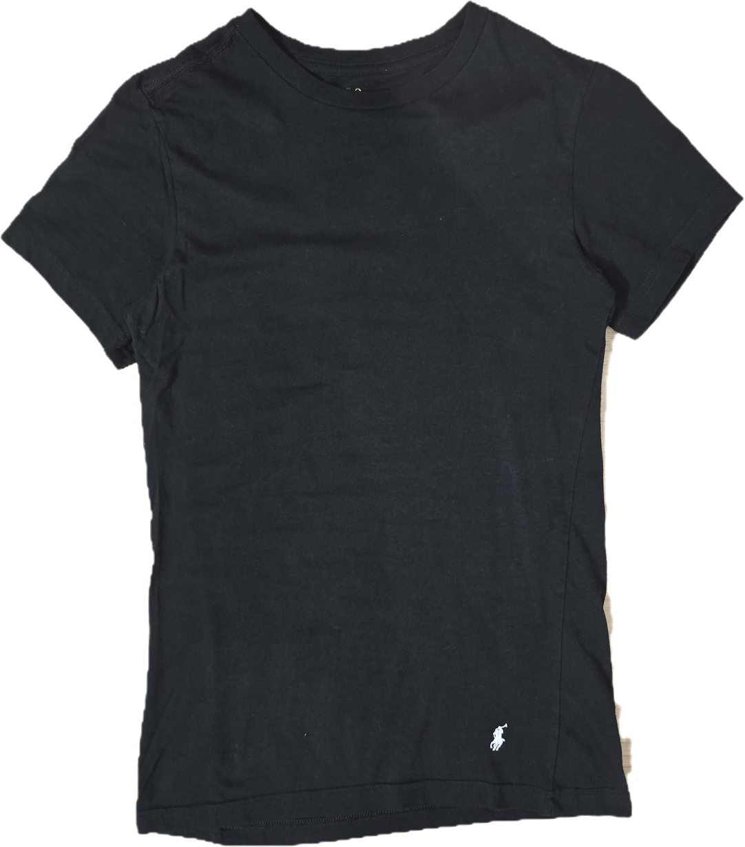 Tee-shirt silm fit en coton noir - S