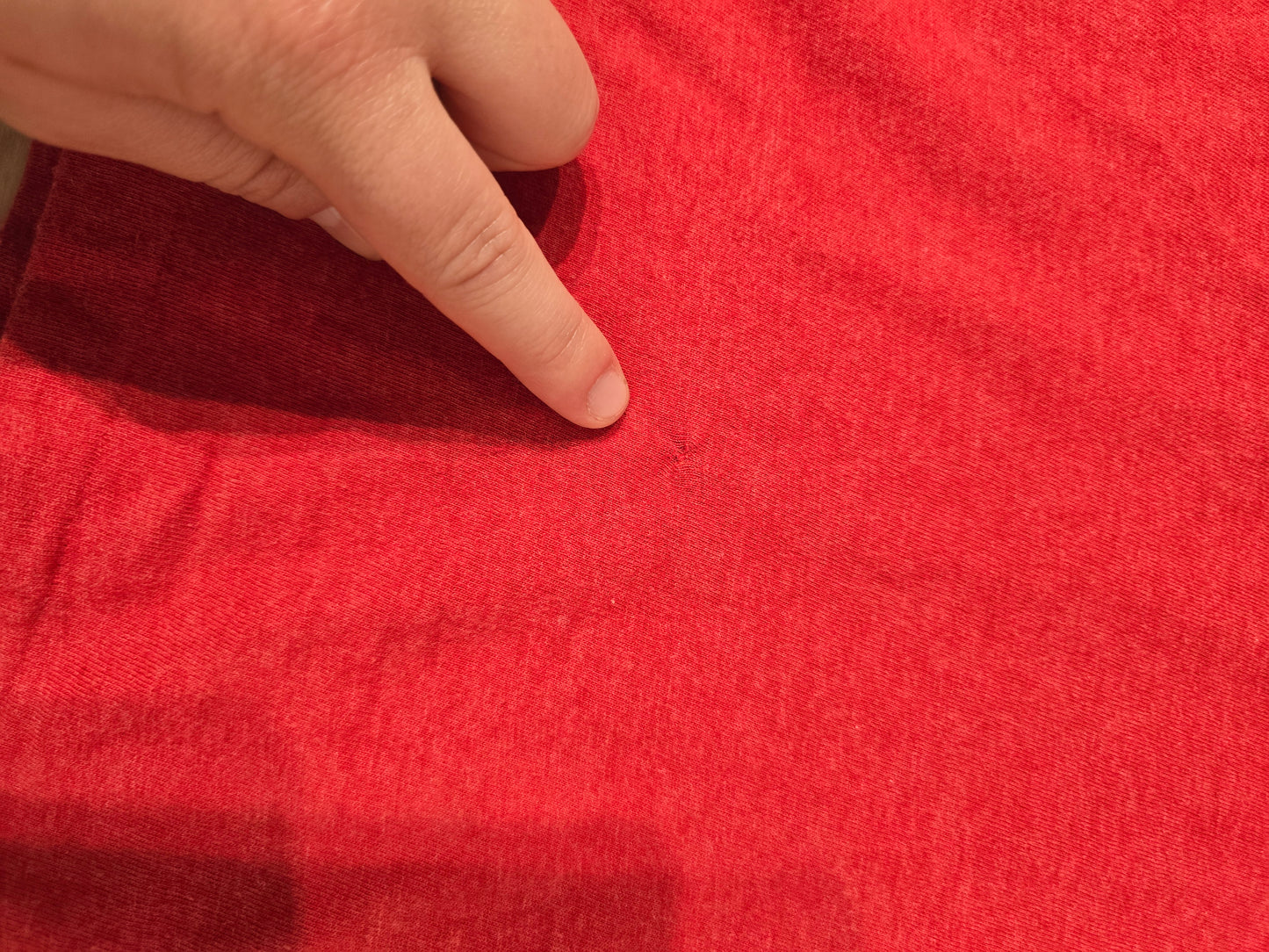 Tee-shirt en coton rouge - XXL