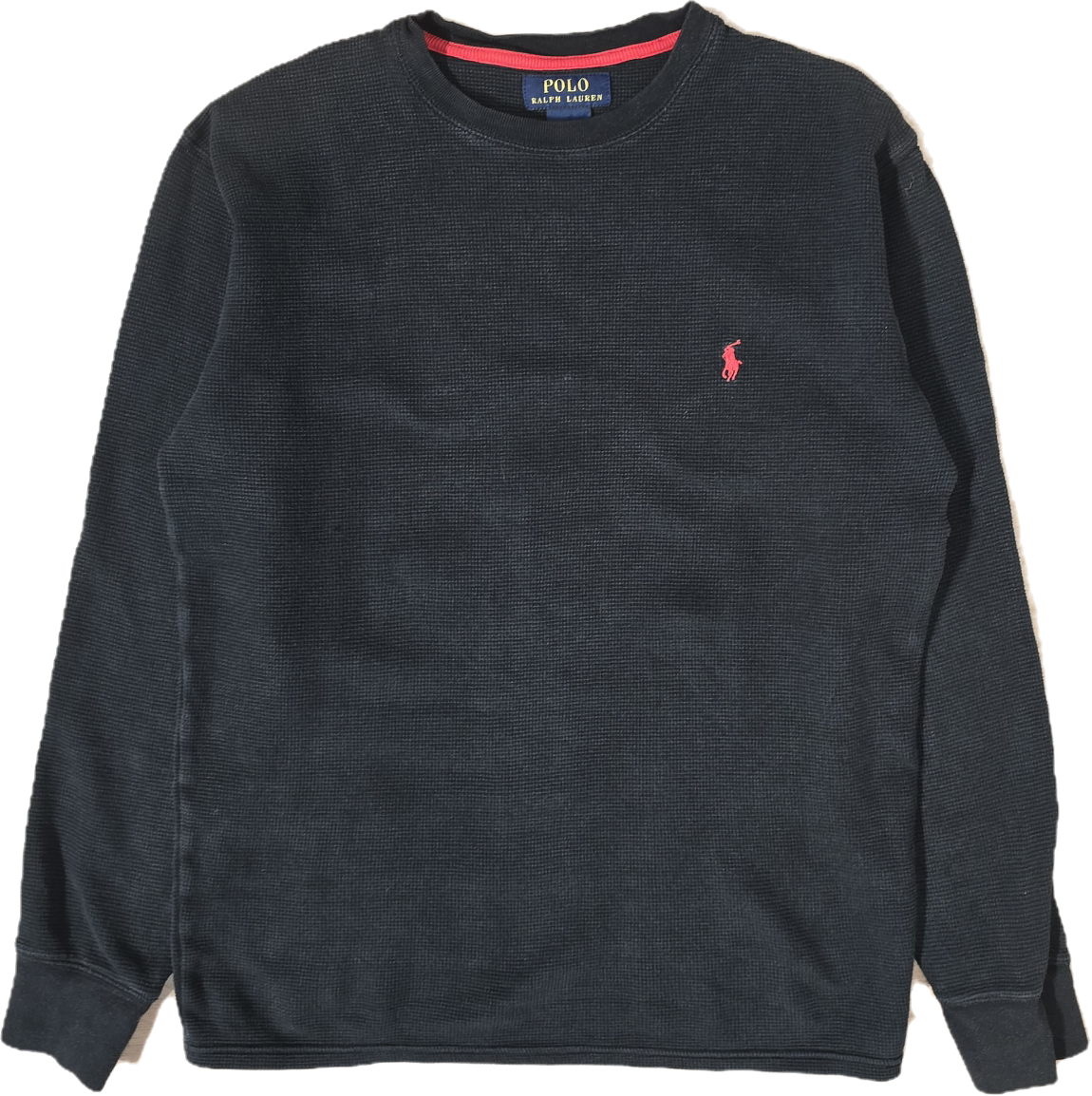 Pull léger en coton noir - M