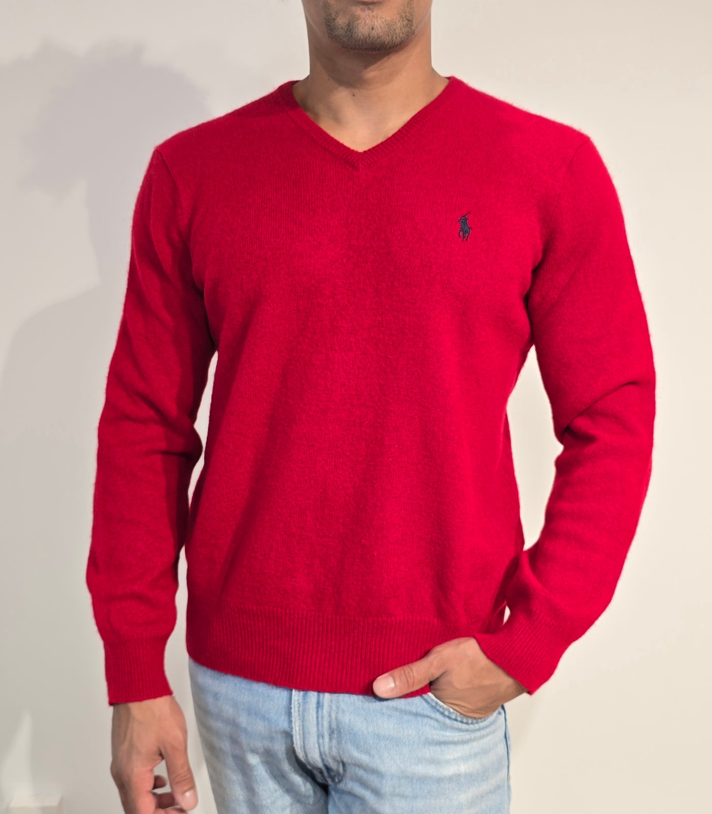Pull en laine rouge - XS/S