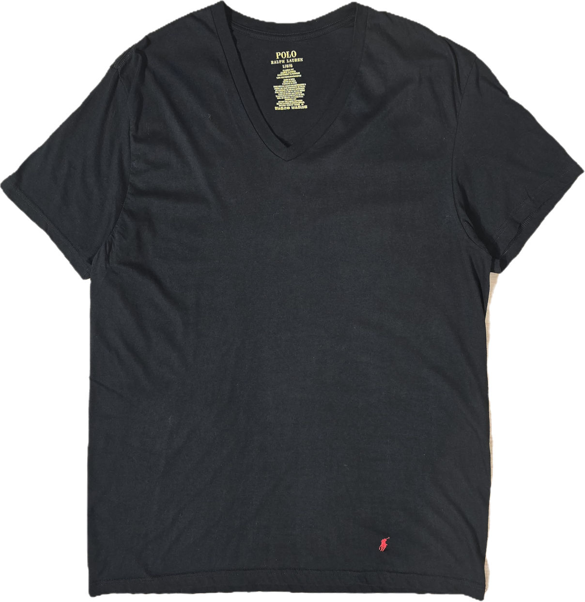Tee-shirt classic fit en coton noir - L