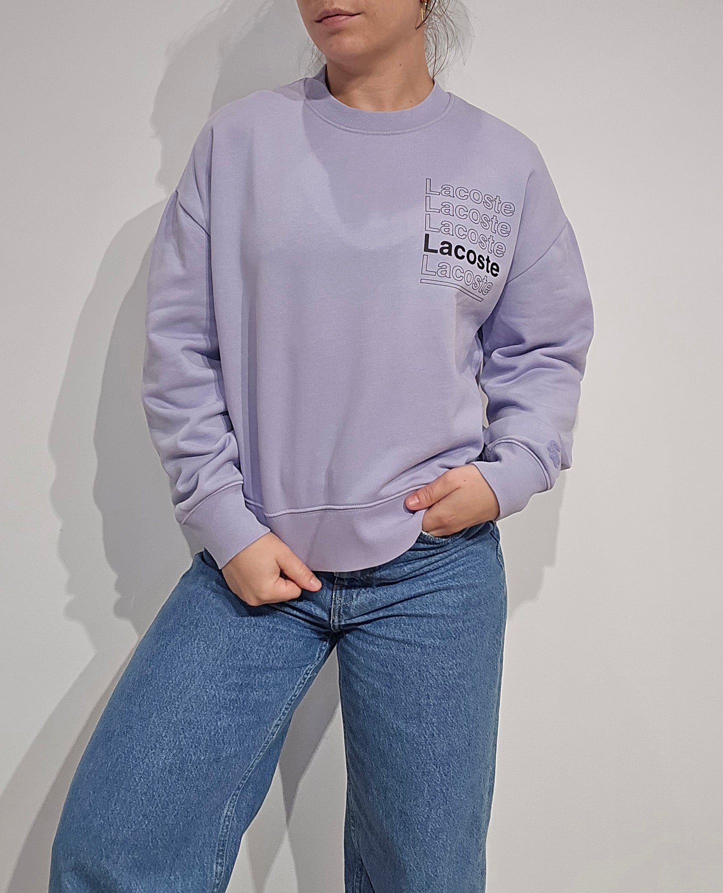 Sweat lila imprimé - M ou S