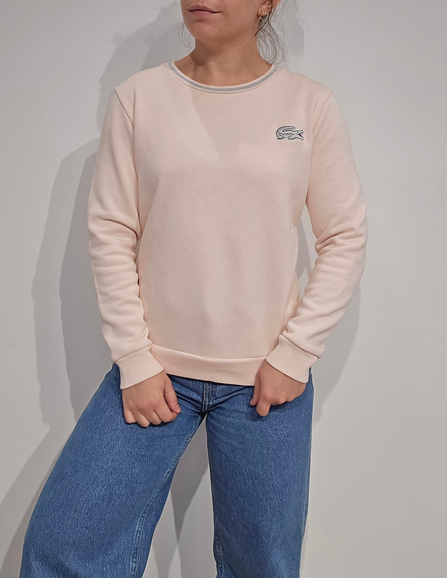Sweat collection Live ! Rose pâle - XS